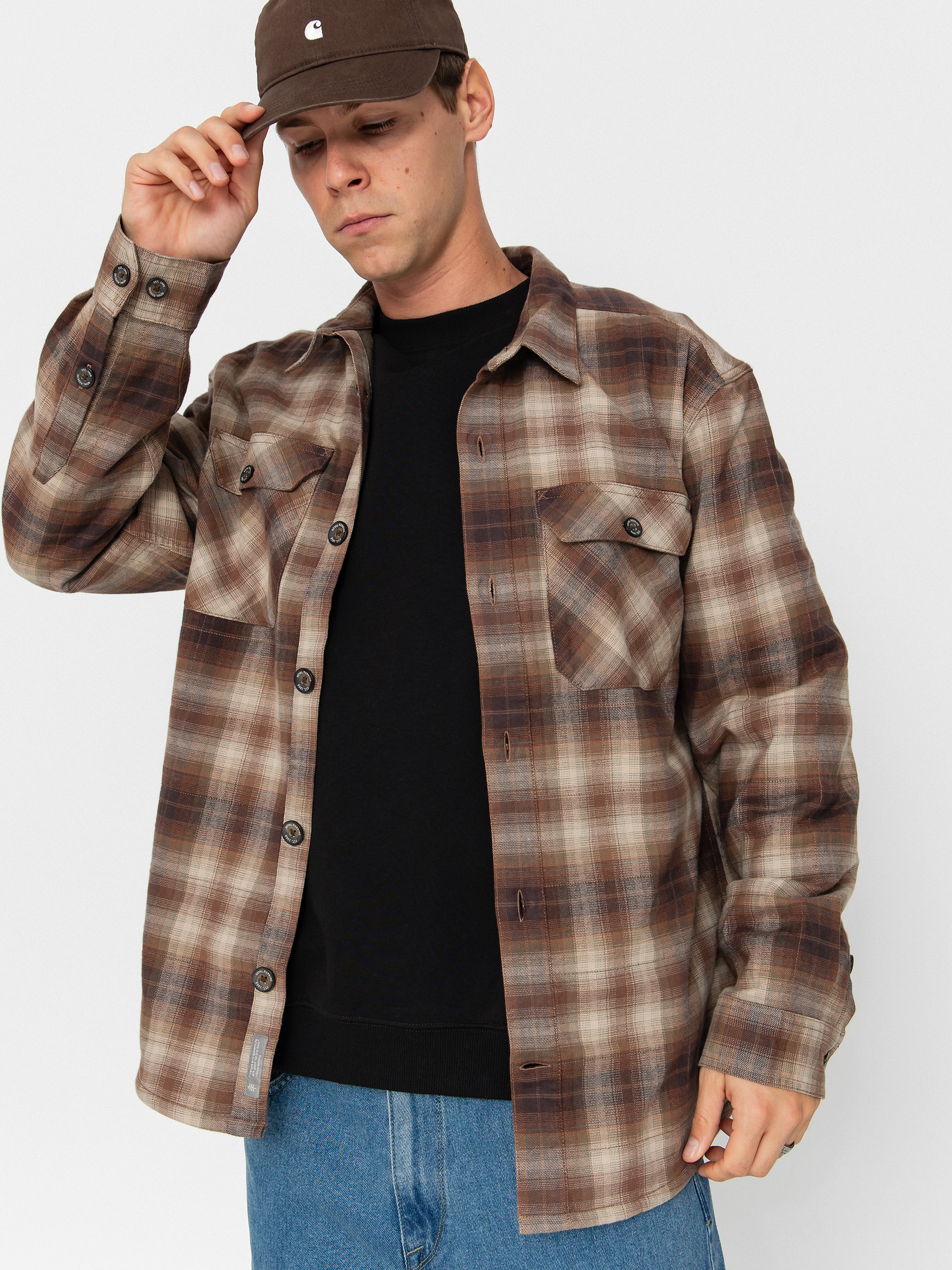 Сорочка Royal Robbins Snowcap Lined Flannel (seal brown tioga pld)