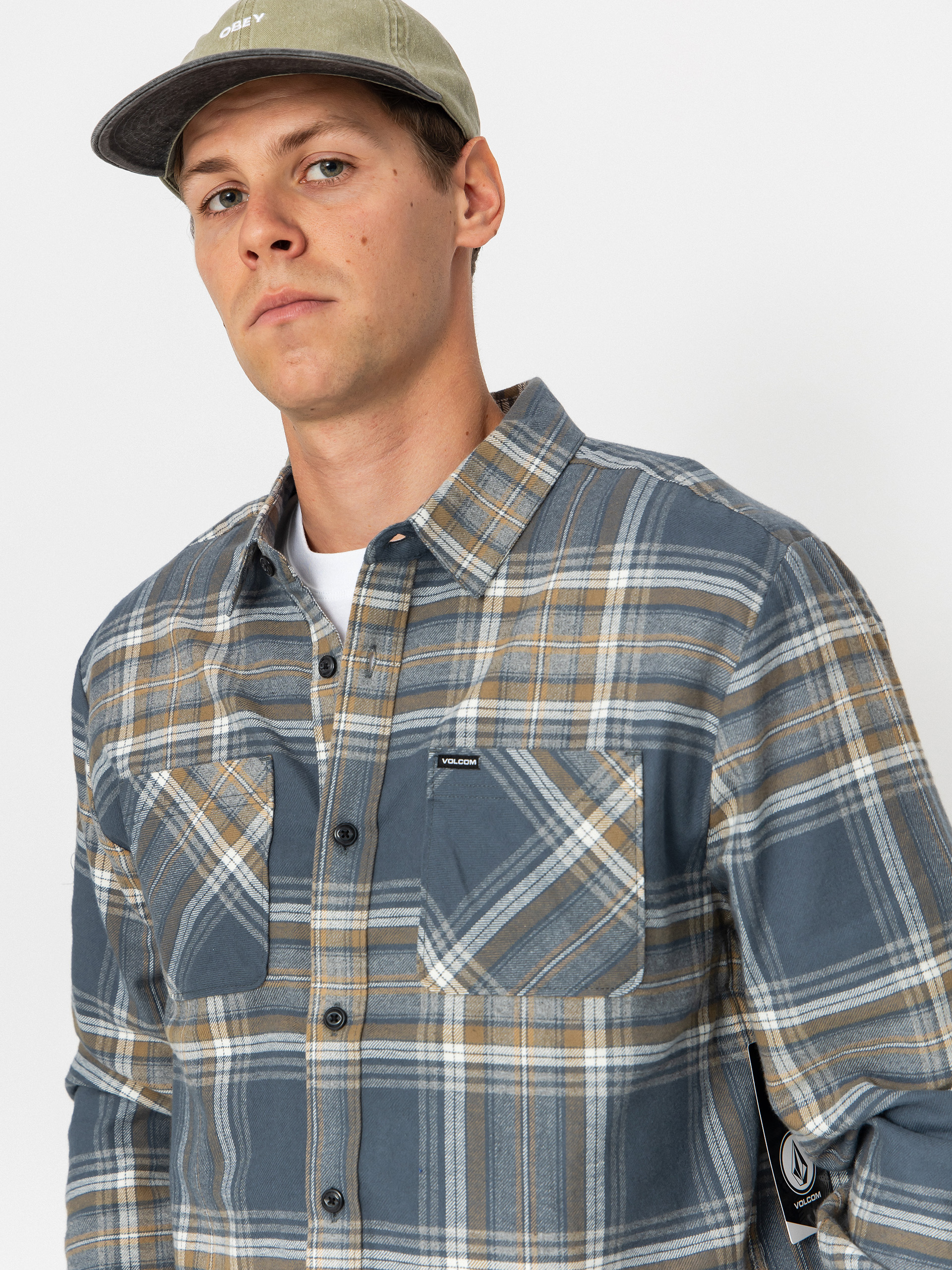 Сорочка Volcom Netastone Flannel (dark slate)