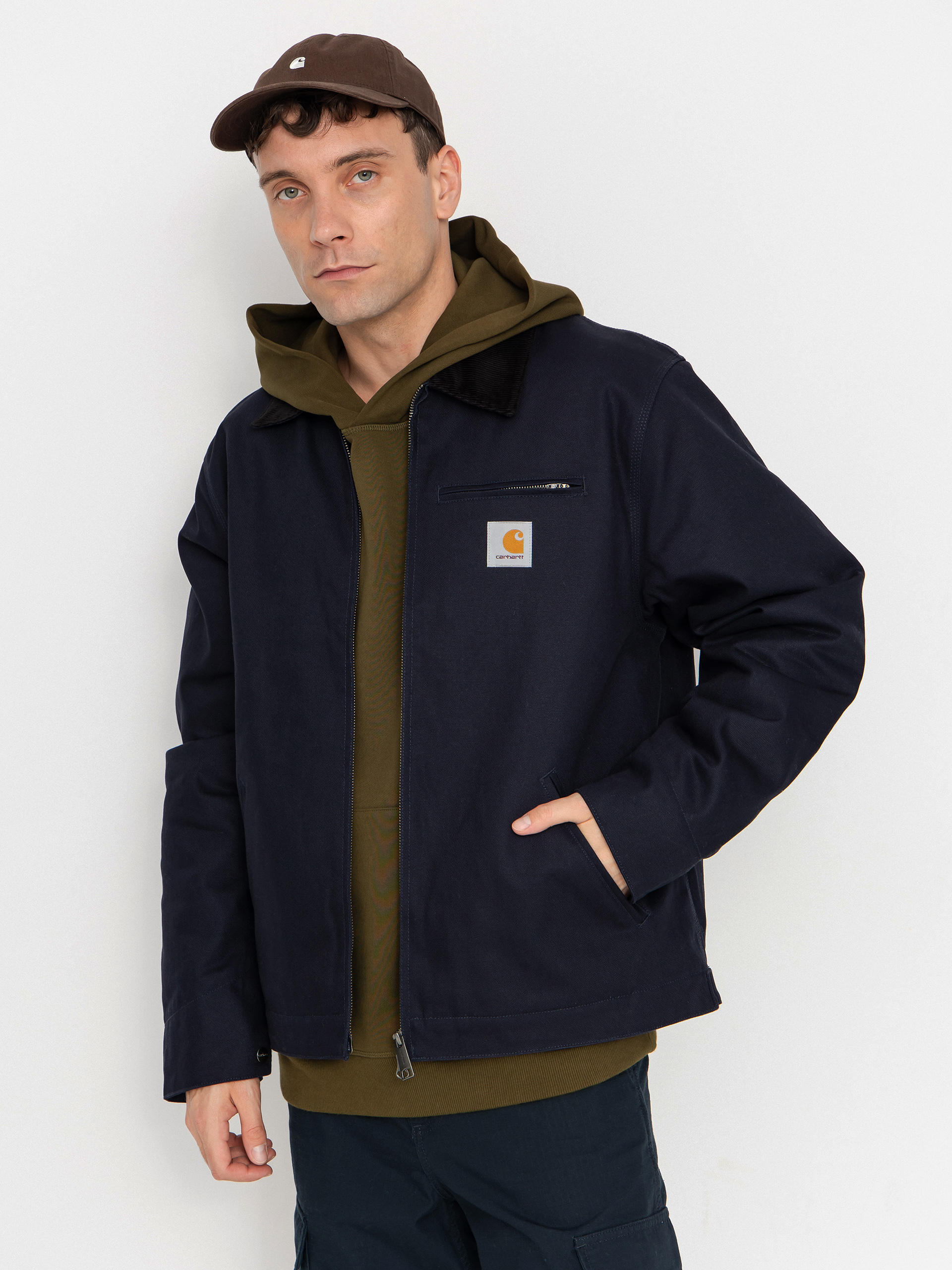 Куртка Carhartt WIP Detroit (dark navy/black/rigid)