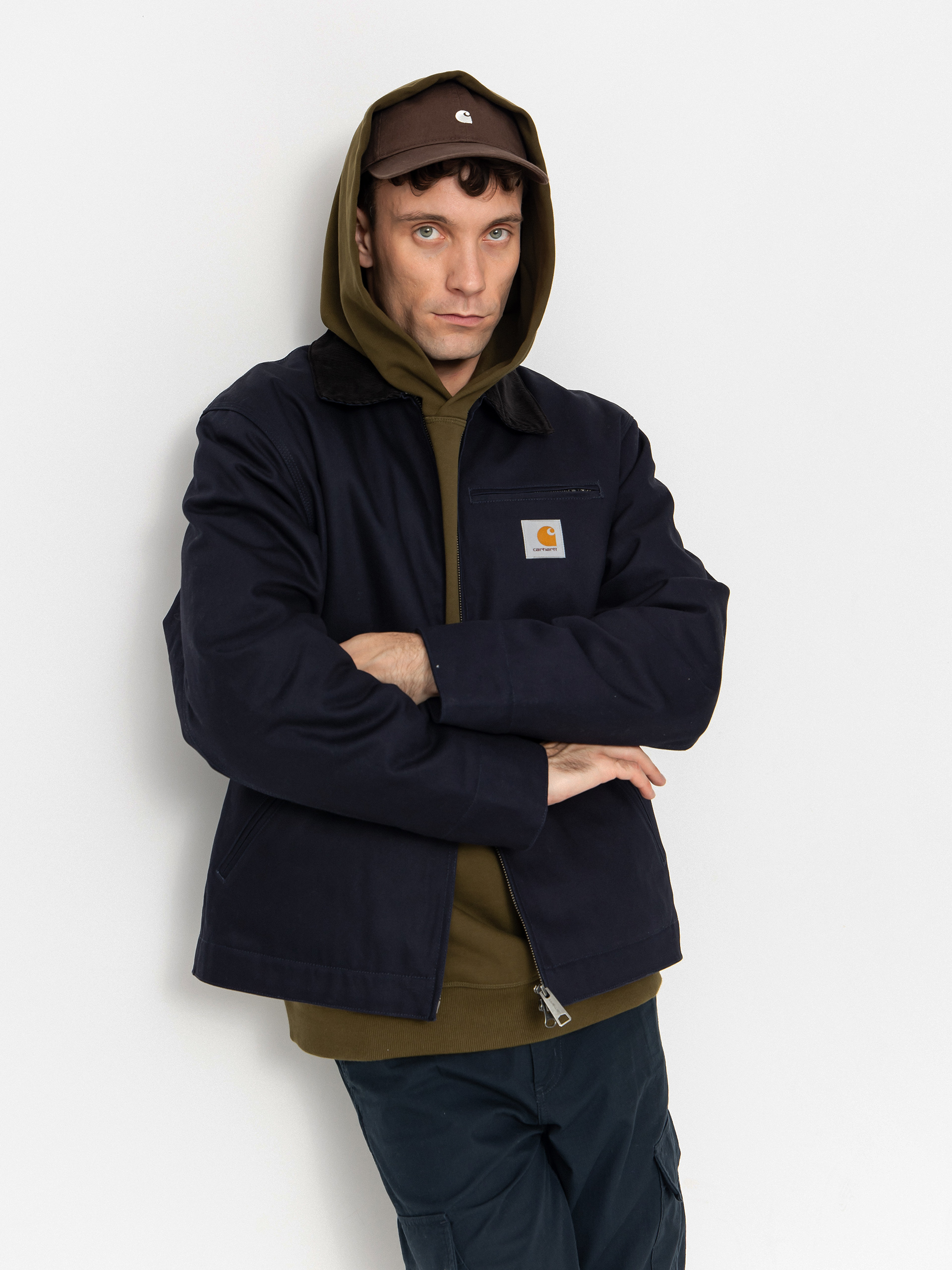Куртка Carhartt WIP Detroit (dark navy/black/rigid)