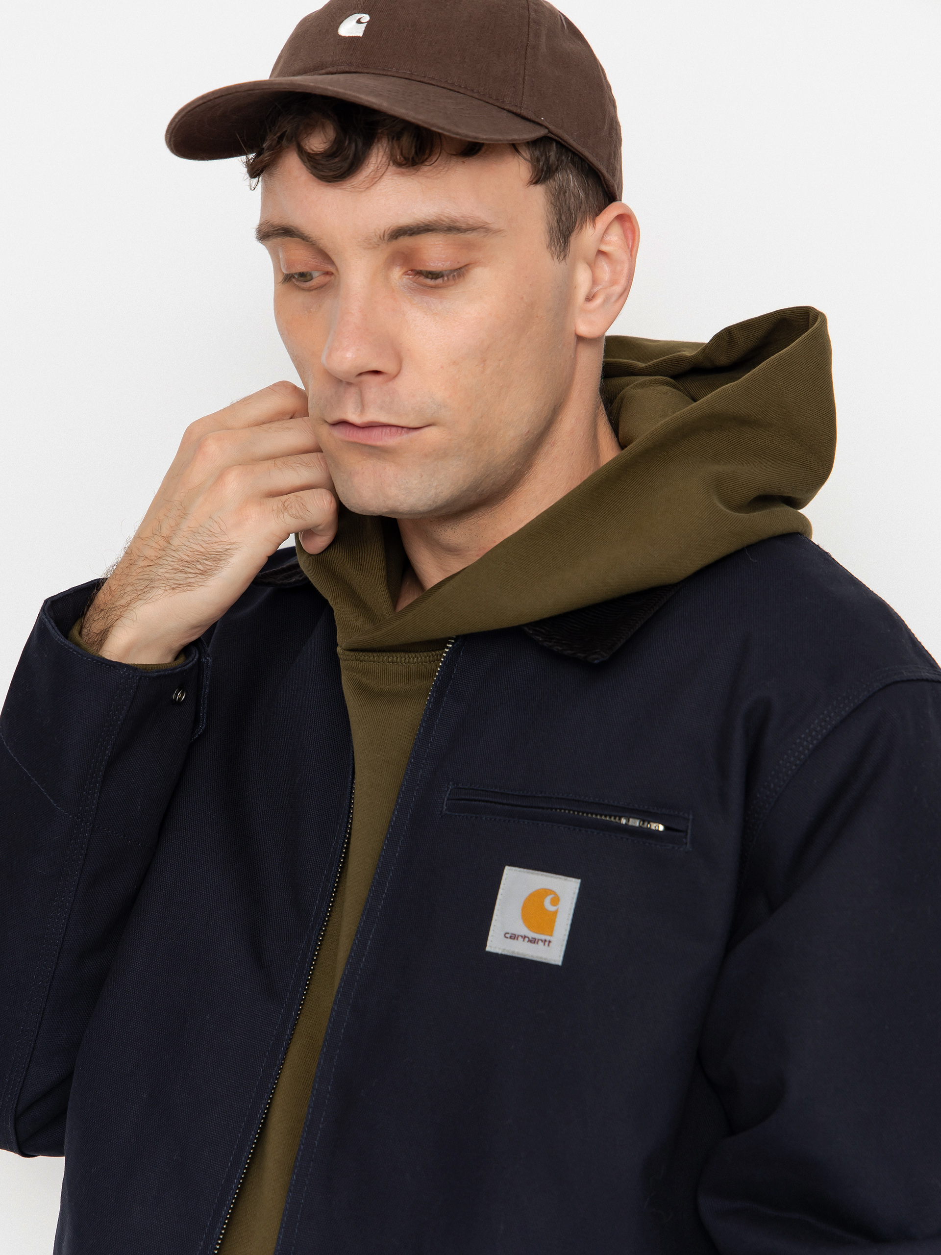 Куртка Carhartt WIP Detroit (dark navy/black/rigid)