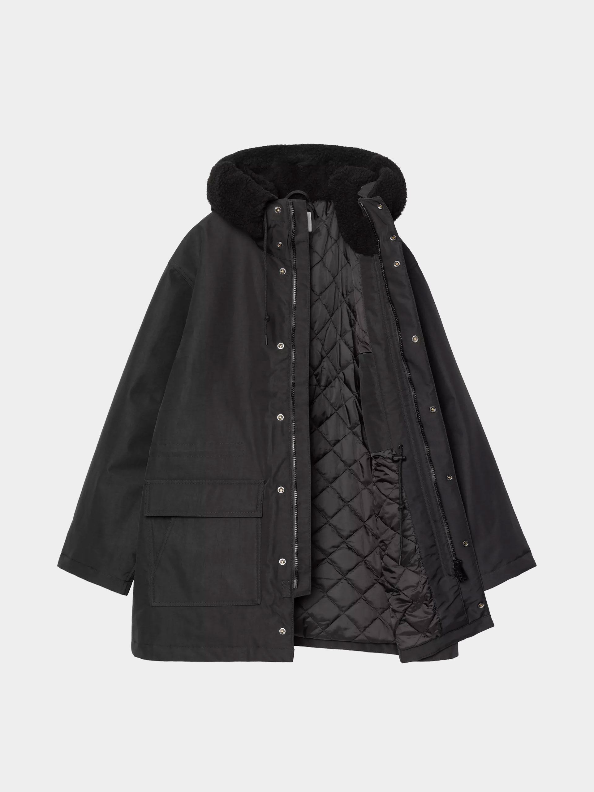Куртка Carhartt WIP Siberia Parka - чорний (black)