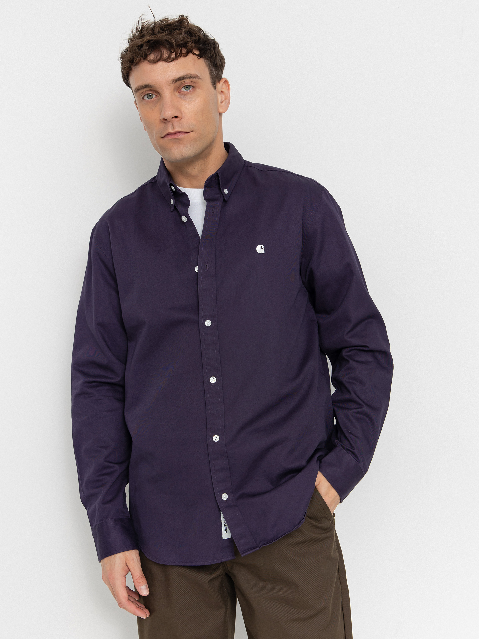 Сорочка Carhartt WIP Madison (lakers/wax)