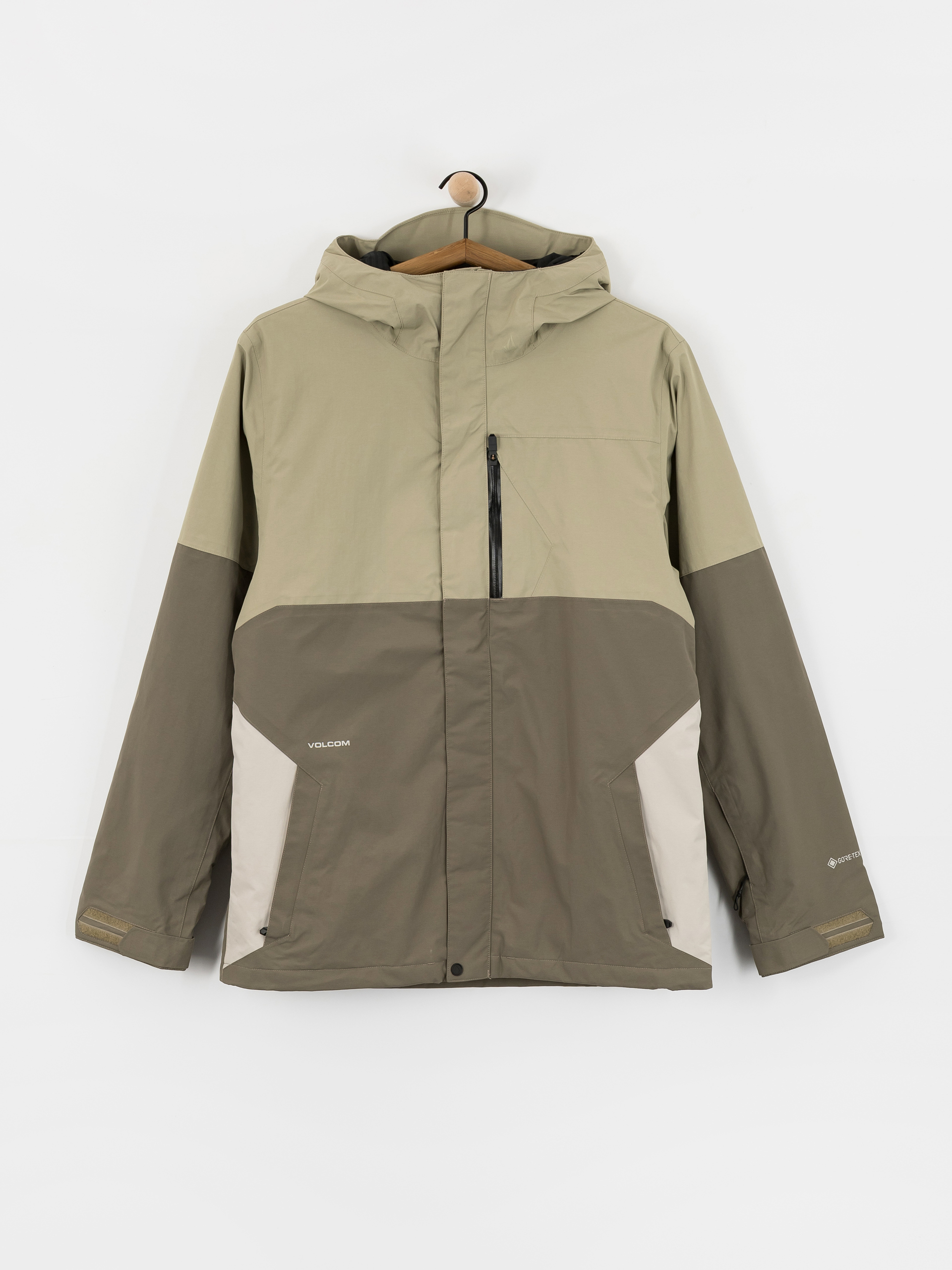 Чоловіча Сноубордична куртка Volcom L Ins Gore Tex (moss green)