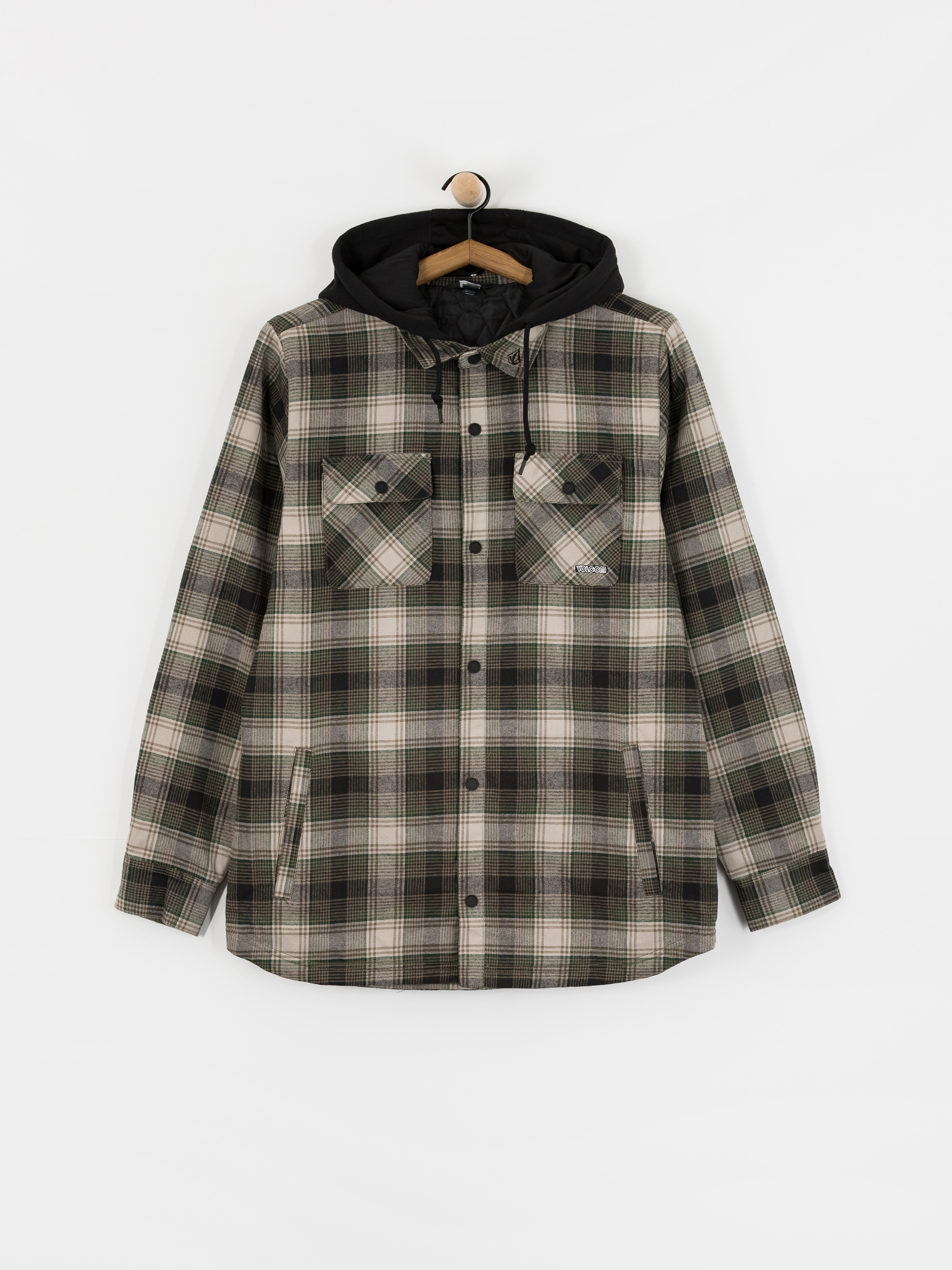 u041au0443u0440u0442u043au0430 Volcom Kenson Ins Flannel (black green)
