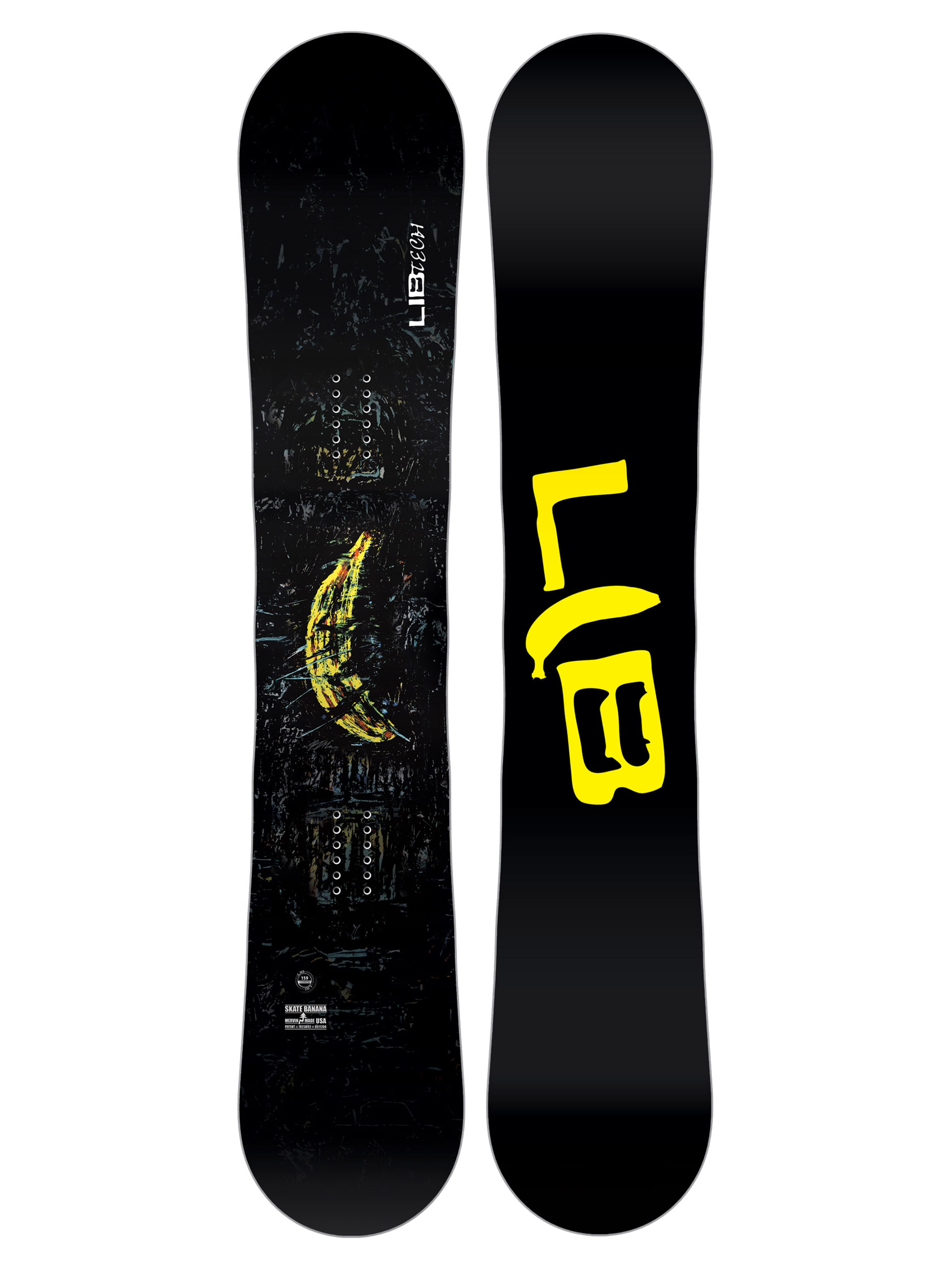 Чоловічий Сноуборд Lib Tech Skate Banana (black/yellow)