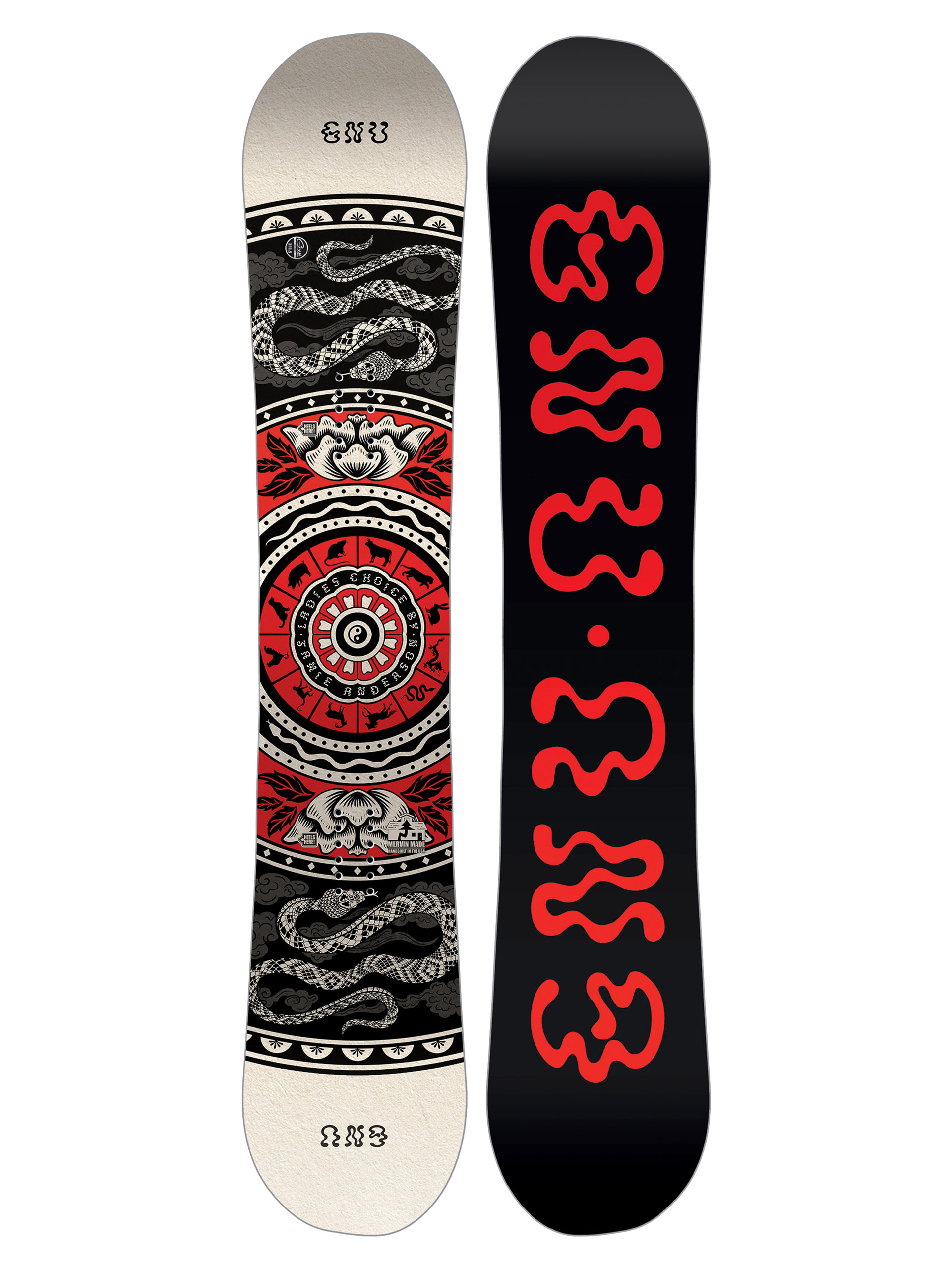 Сноуборд Gnu Ladies Choice Wmn - червоний (red/black)