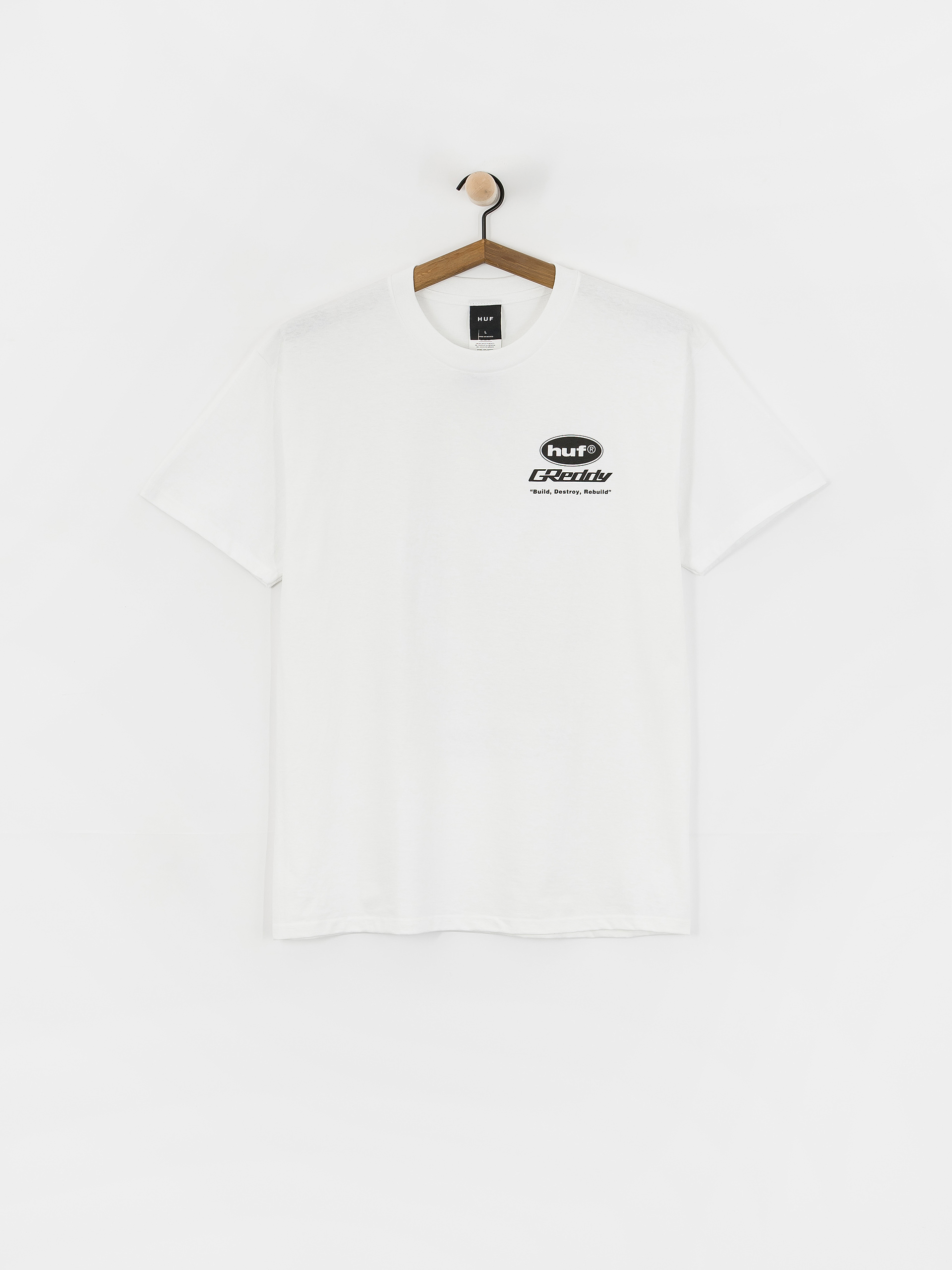Футболка HUF X Greddy Parts (white)