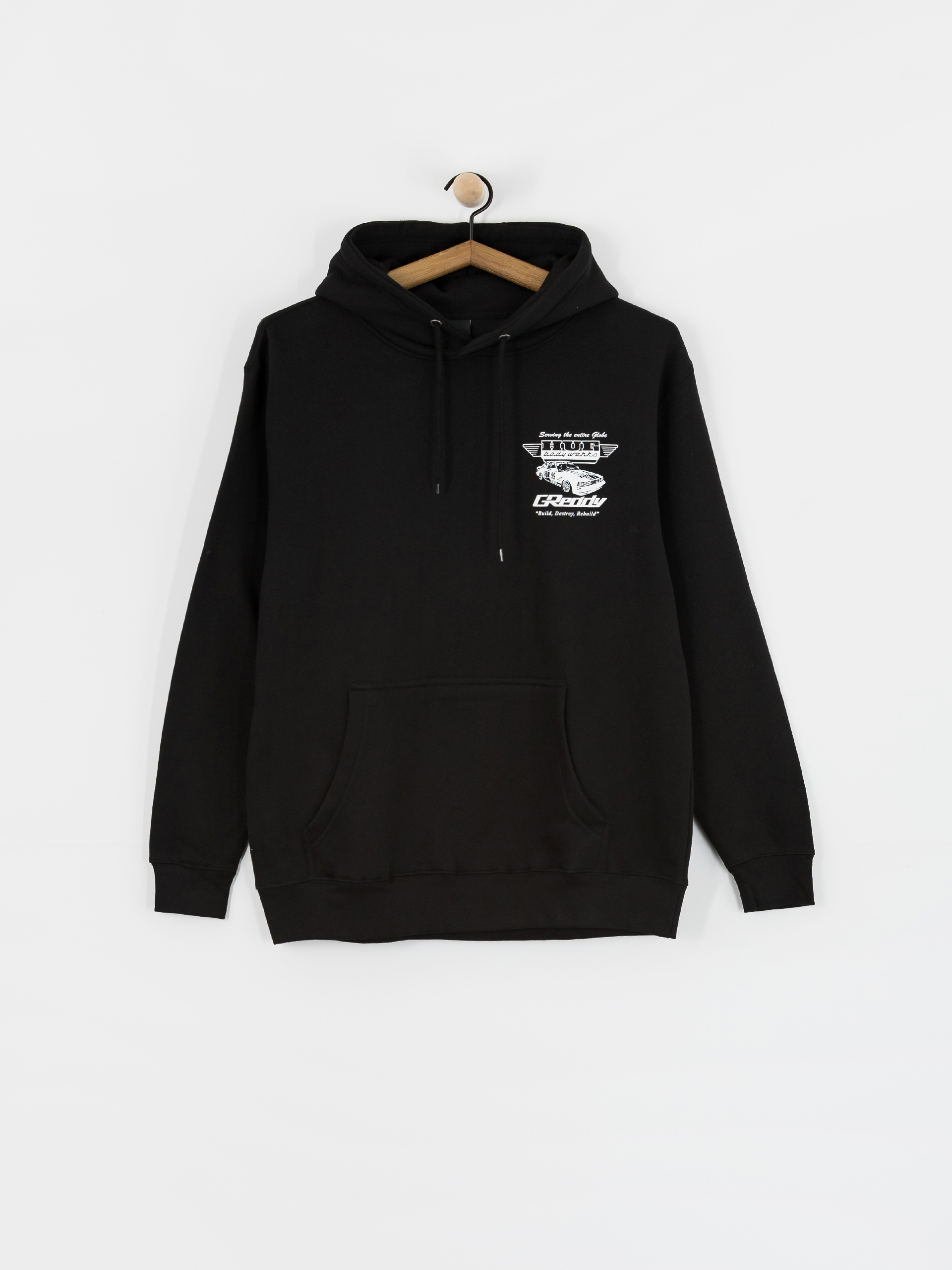 Худі HUF X Greddy Body Works HD (black)