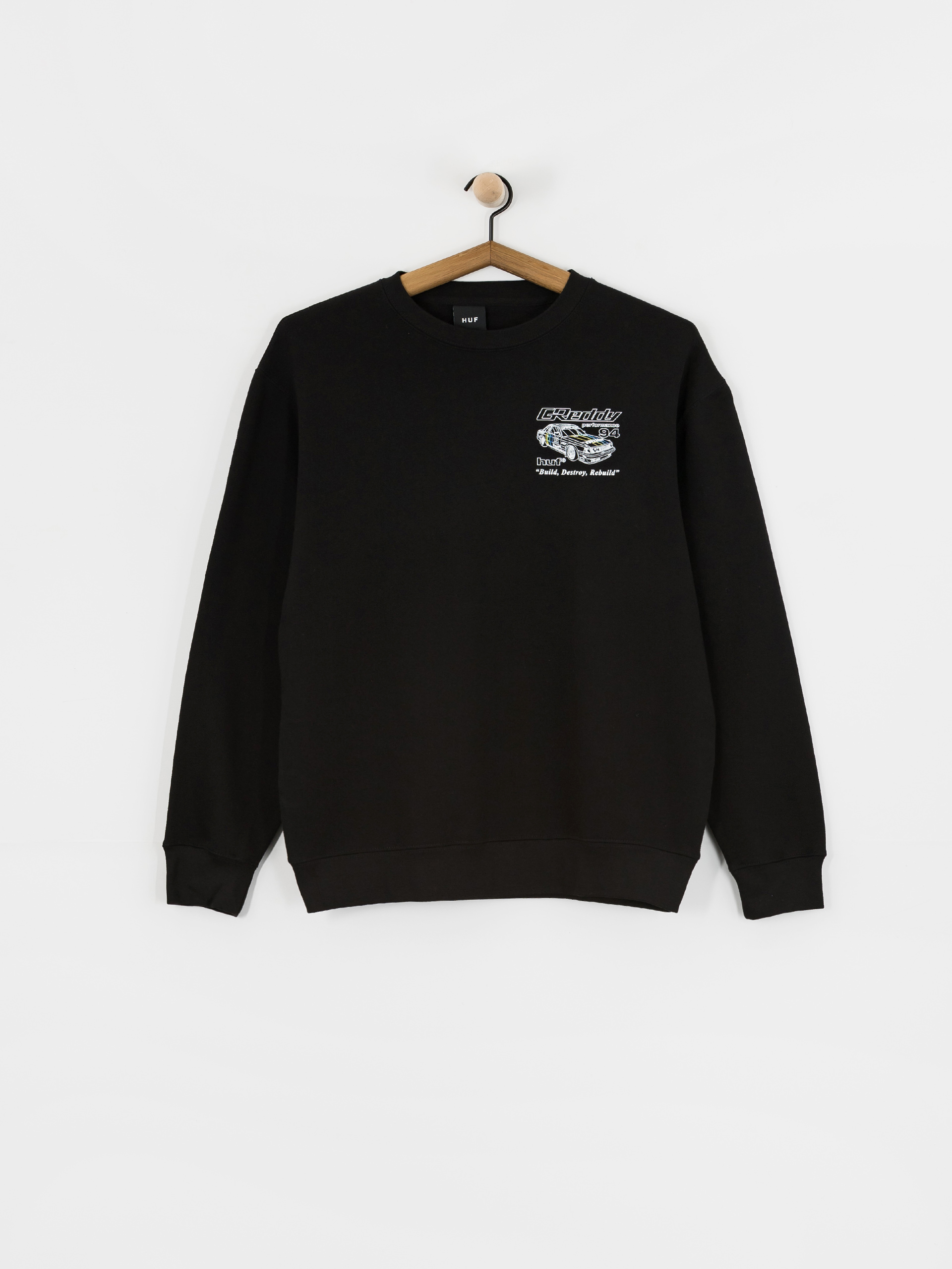 Світшот HUF X Greddy Retro Mod (black)