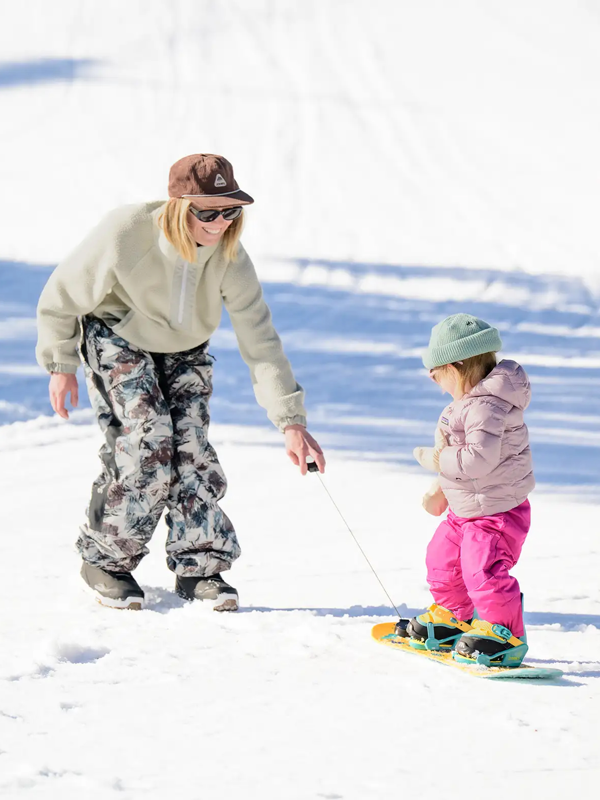 Сноуборд Jones Snowboards Kid's Happy Mountain Package JR (yellow)