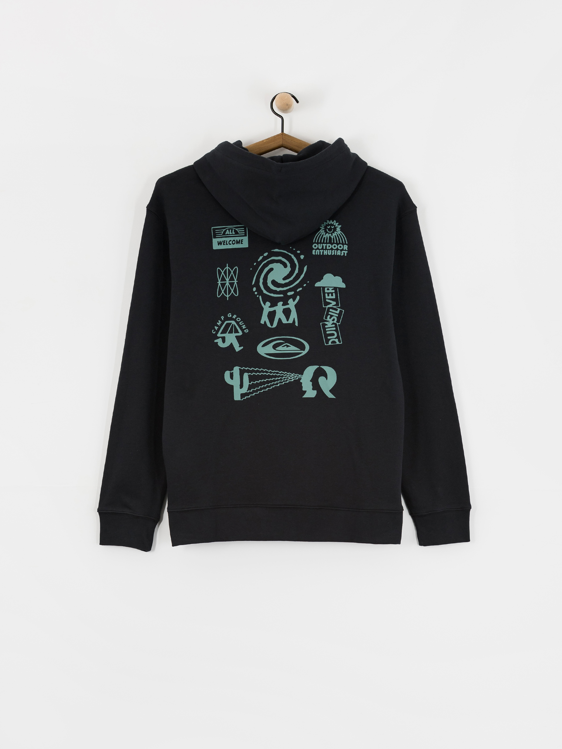 Худі Quiksilver Salt Water Graphic HD (black)