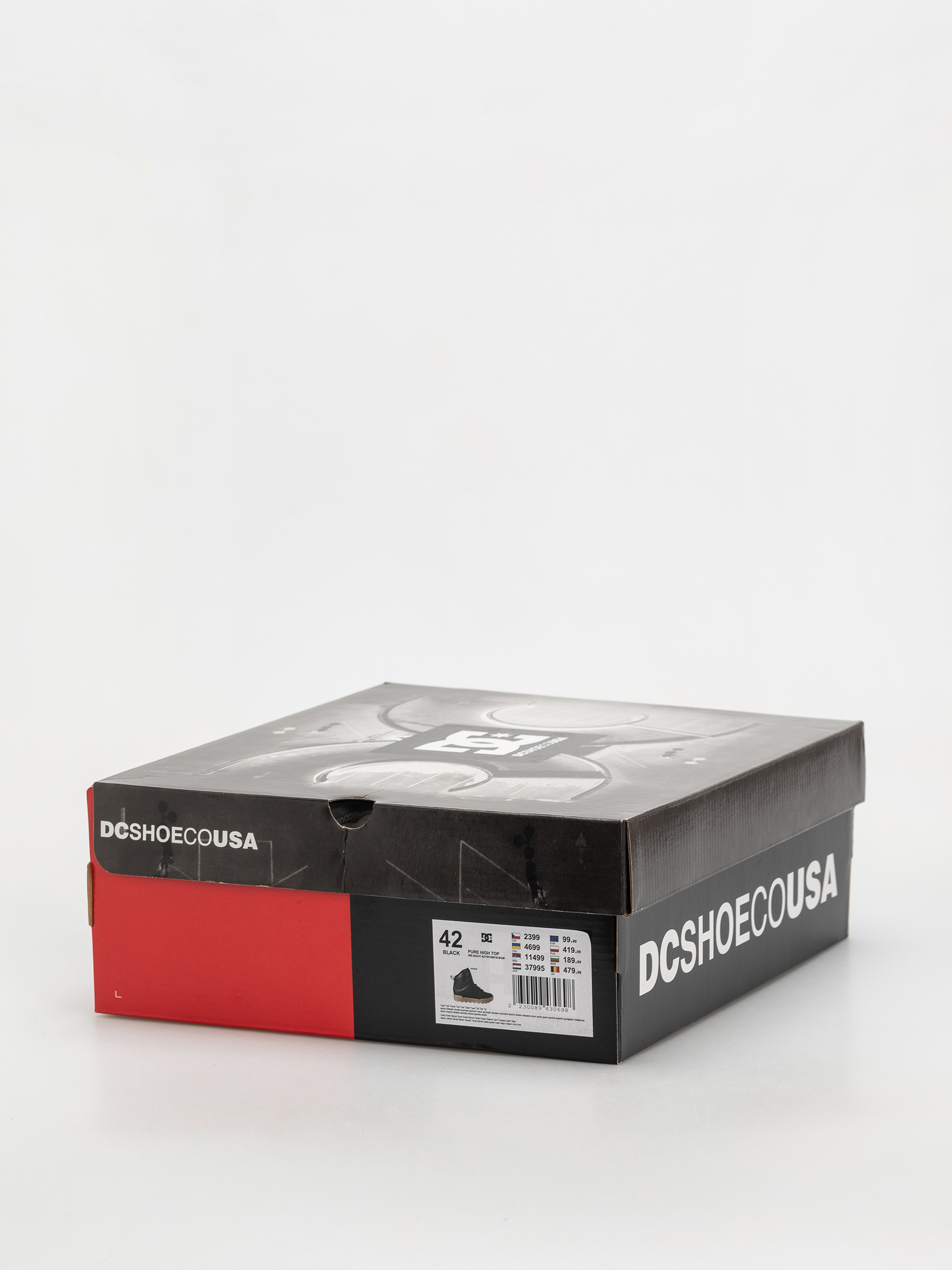 Взуття DC Pure High Top Wr (black/gum)