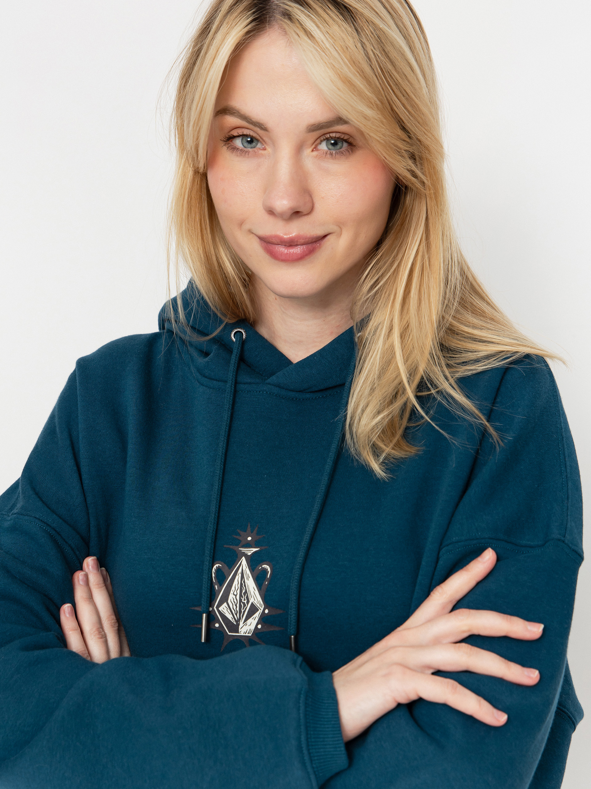 Худі Volcom Fa Vaderetro HD Wmn (emerald green)