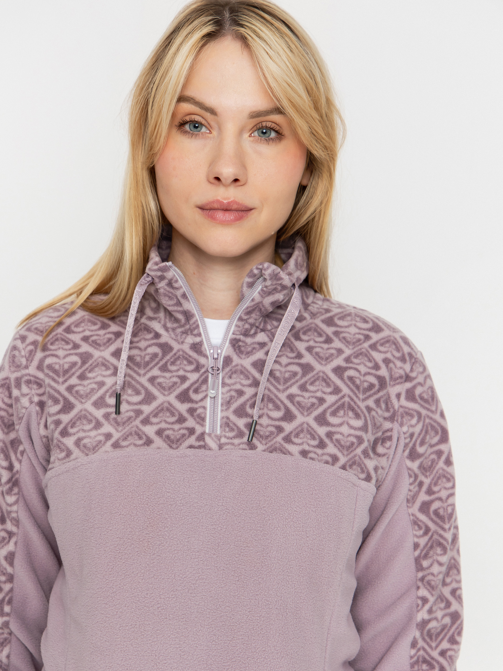 Жіночий Флісовий светр Roxy Sayna Half Zip (nirvana be bold plaid rg)