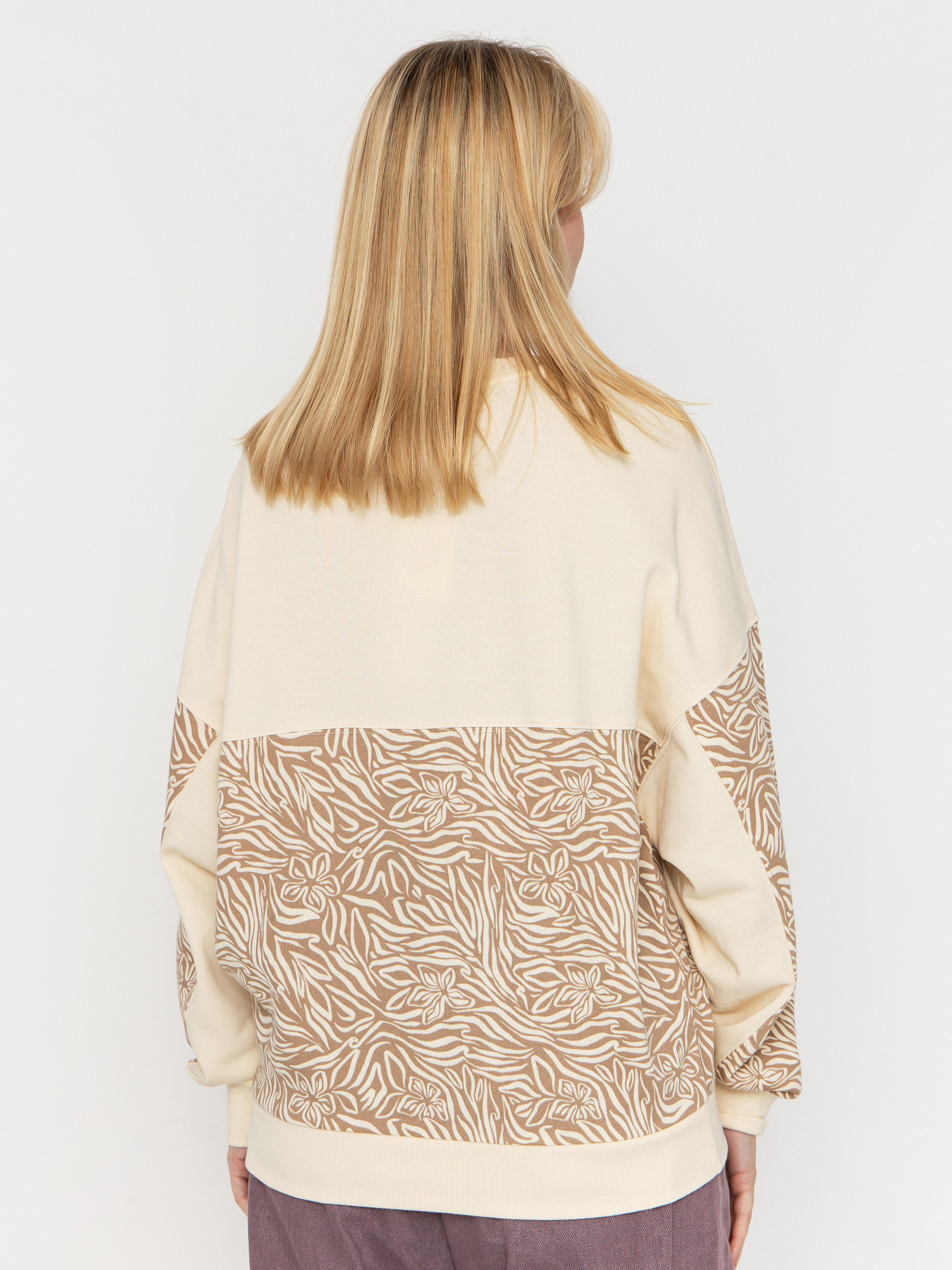 Світшот Roxy Gone Wild Block Wmn (parchment animal floral)