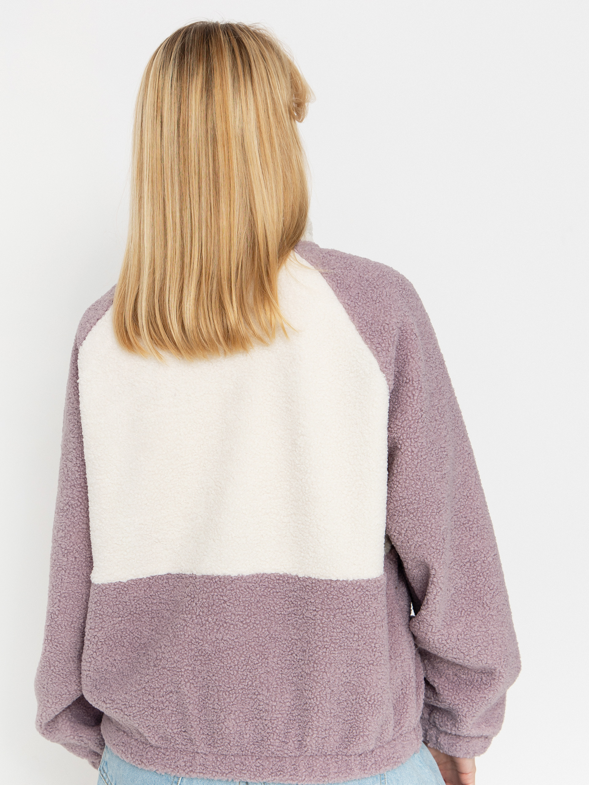 Жіночий Флісовий светр Roxy Waves Of Warmth Colorblock (nirvana)