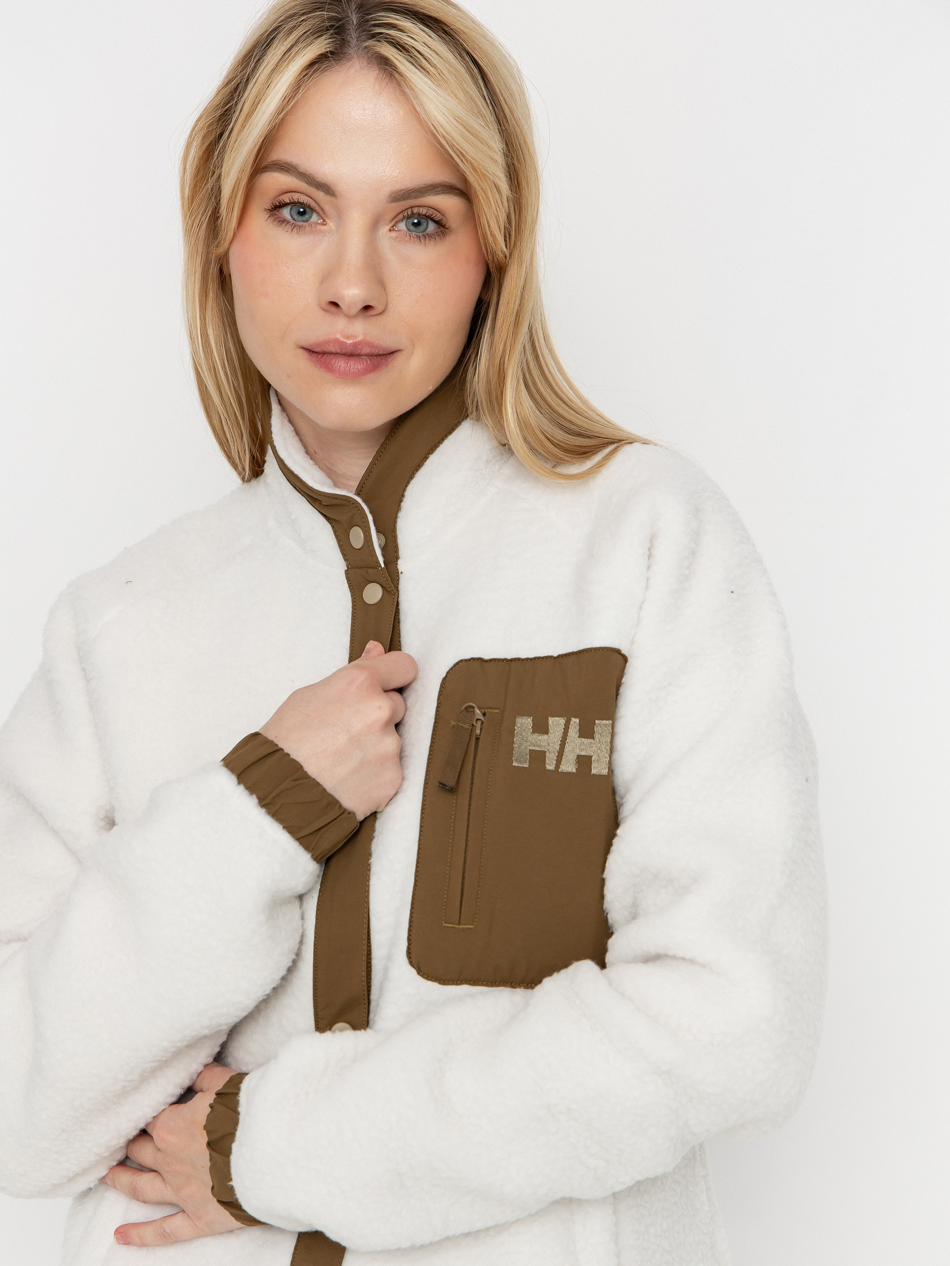 Жіночий Флісовий светр Helly Hansen Imperial Pile Snap (snow)