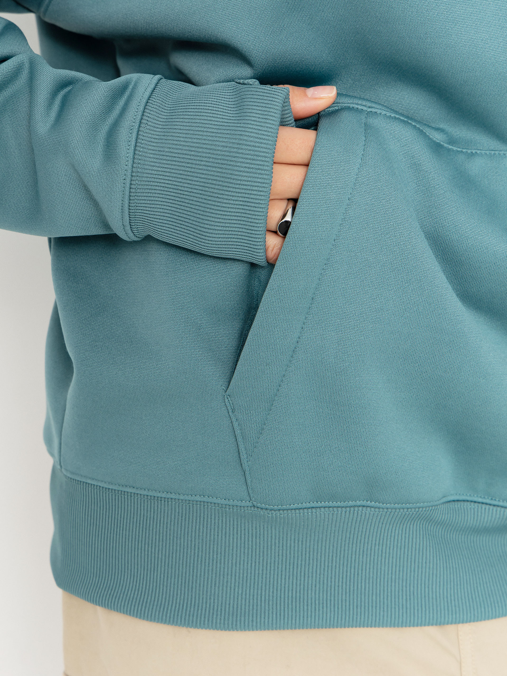 Худі Volcom Riding Hydro HD Wmn (arctic blue)