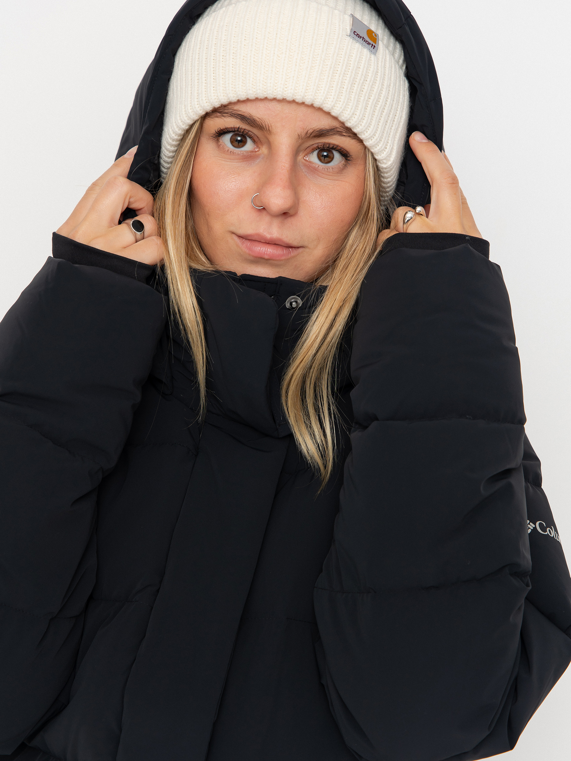 Куртка Columbia Amaze Puff Hooded Wmn (black)