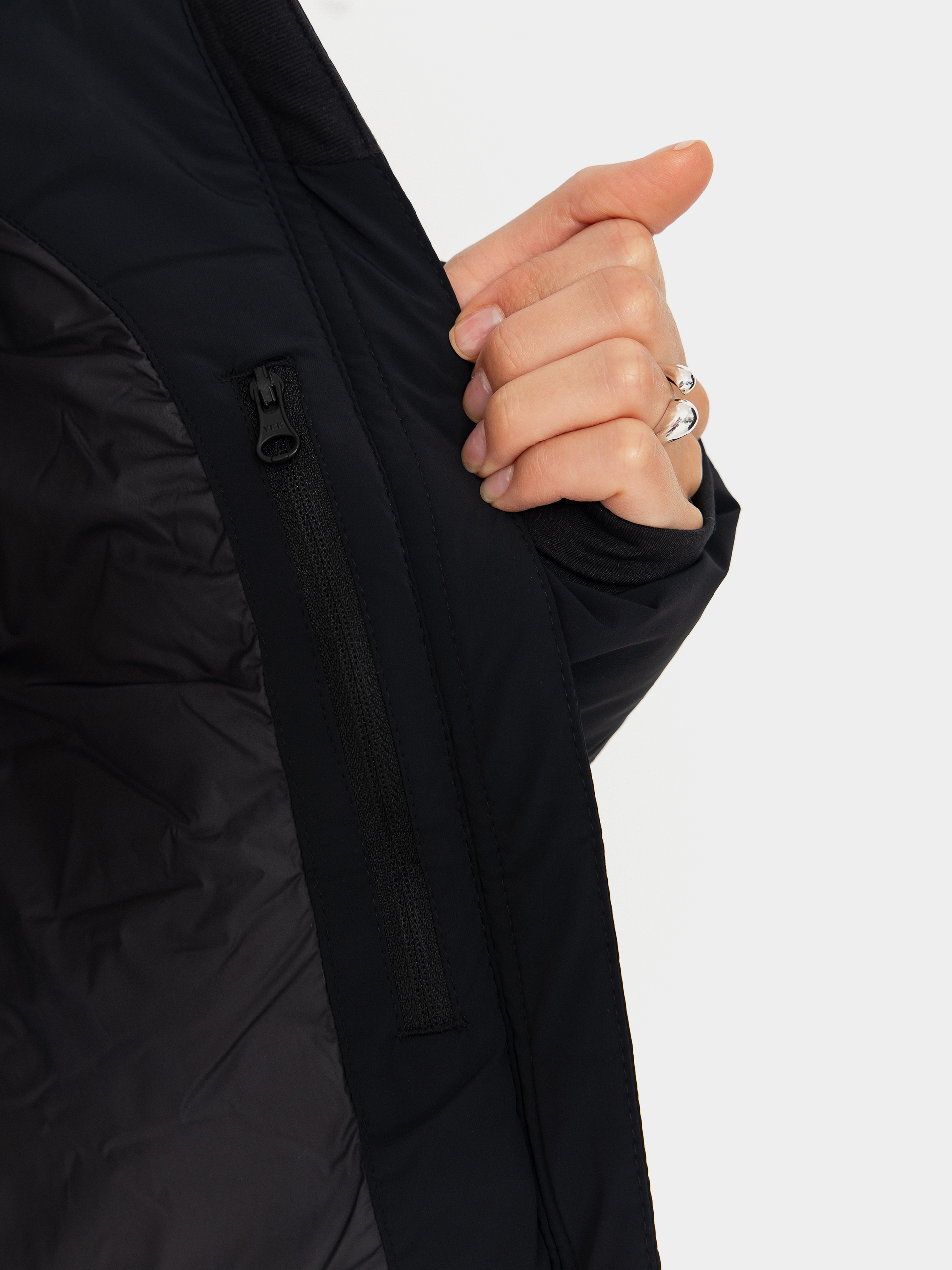 Куртка Columbia Amaze Puff Hooded Wmn (black)