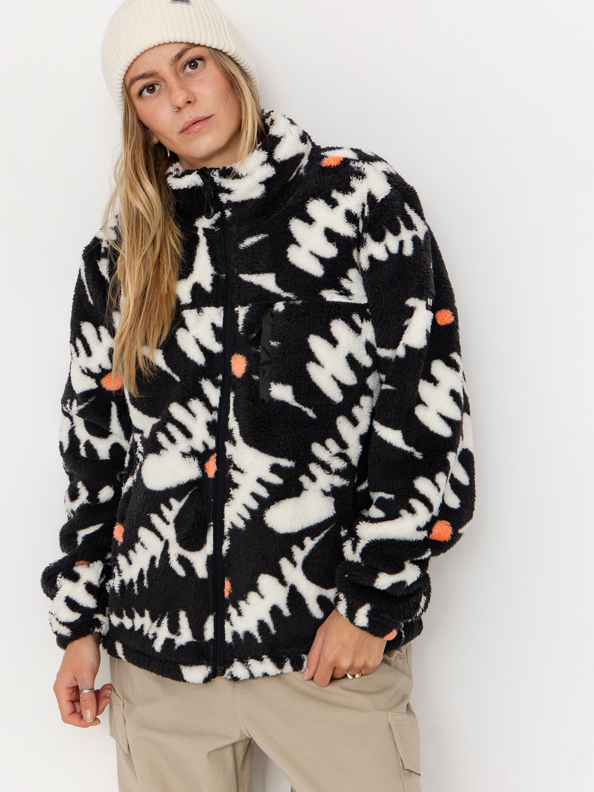 u0424u043bu0456u0441u043eu0432u0438u0439 u0441u0432u0435u0442u0440 Roxy Alabama Full Zip Printed Wmn (anthracite roxy pro)