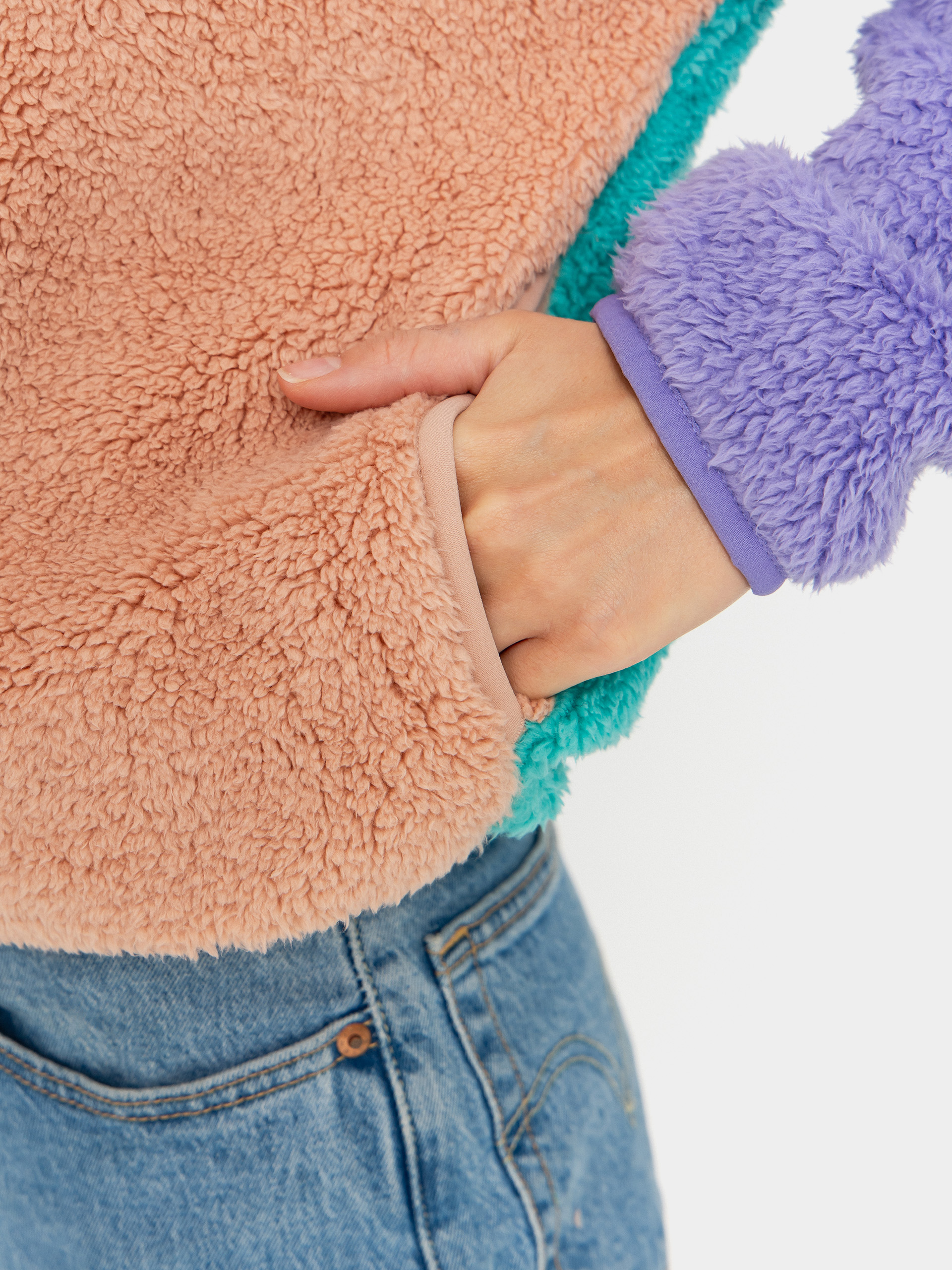 Жіночий Флісовий светр Billabong Original Since (aqua haze)