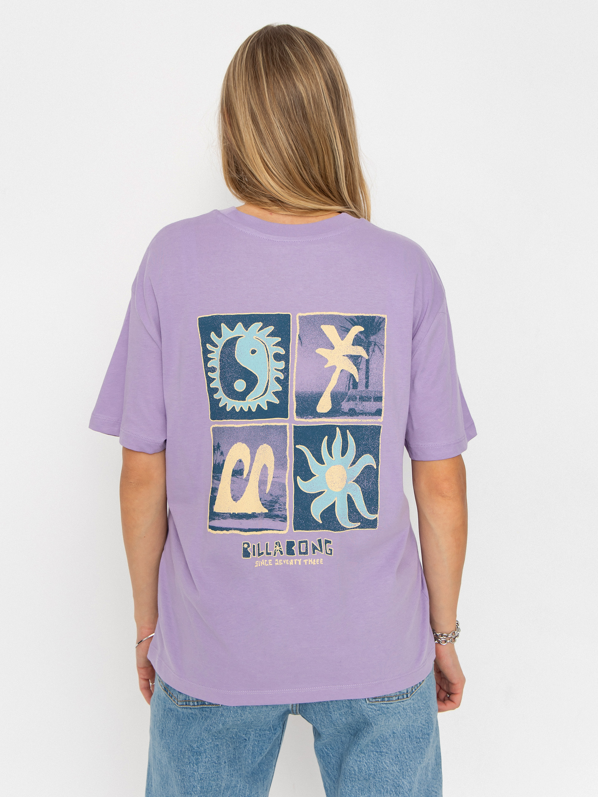 Футболка Billabong Mixing Vibes Wmn (light purple)