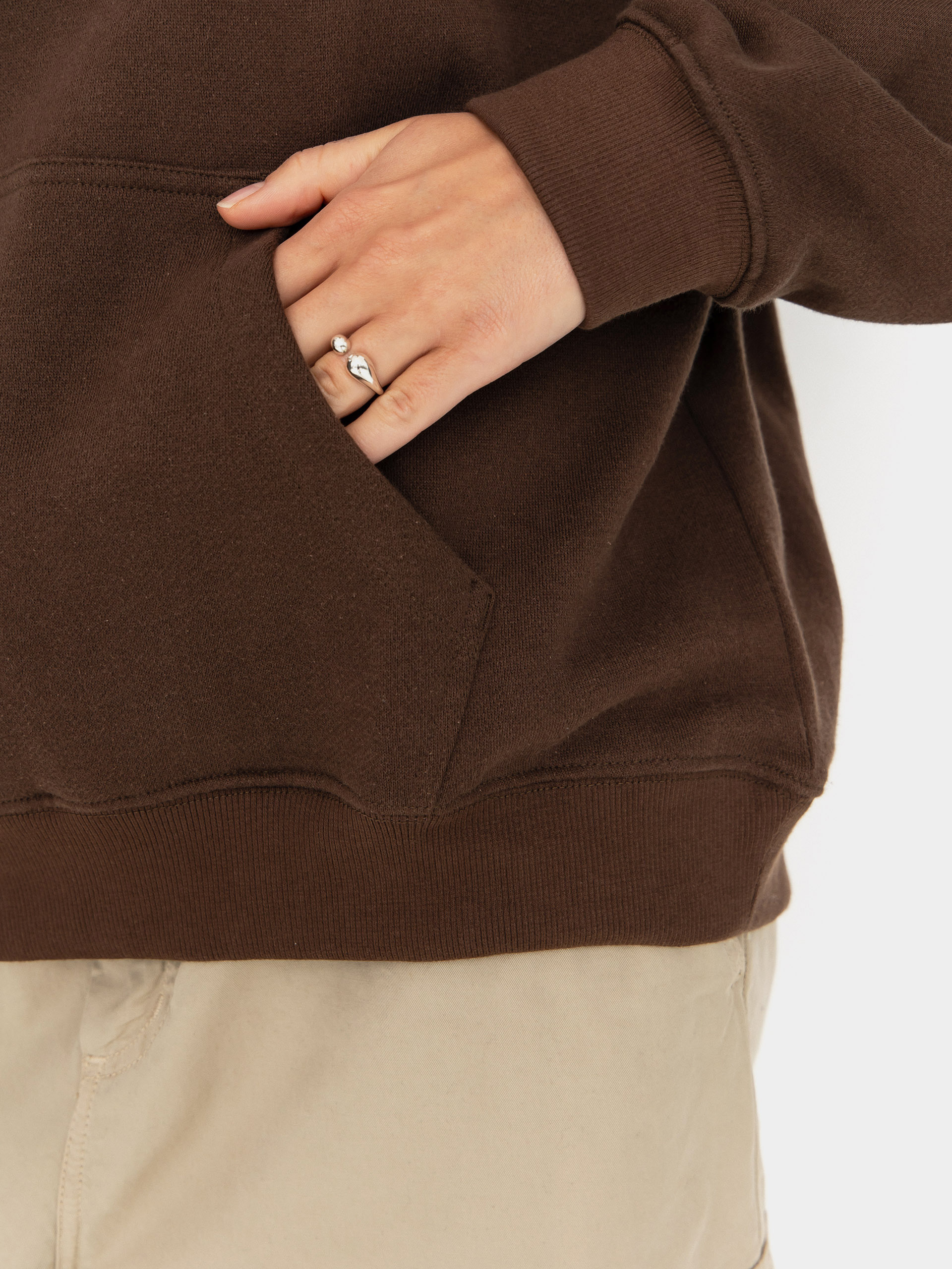 Худі Quiksilver Standard HD Wmn (chocolate brown)