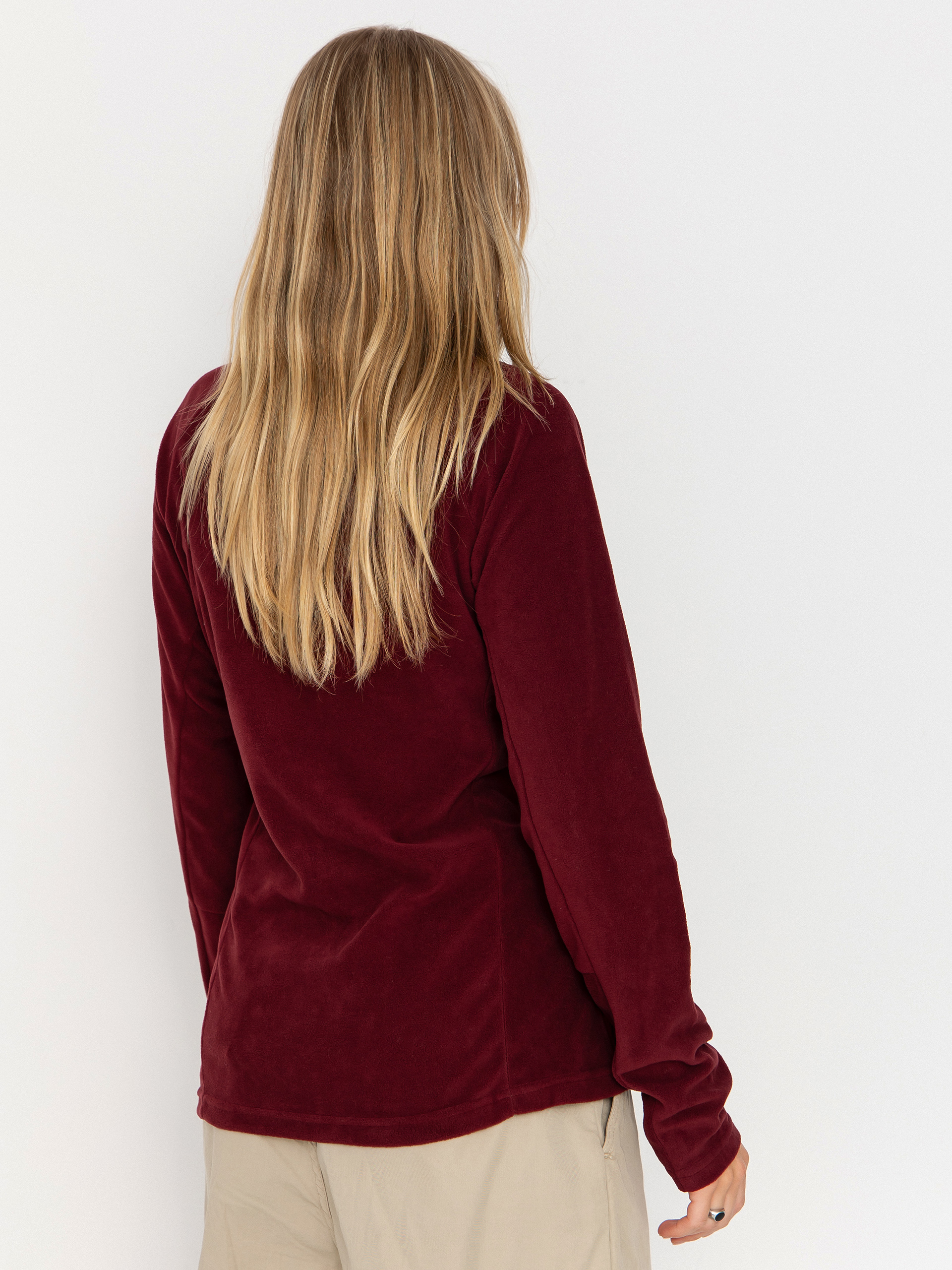 Жіночий Флісовий светр Columbia Glacial IV 1/2 Zip (rich wine)