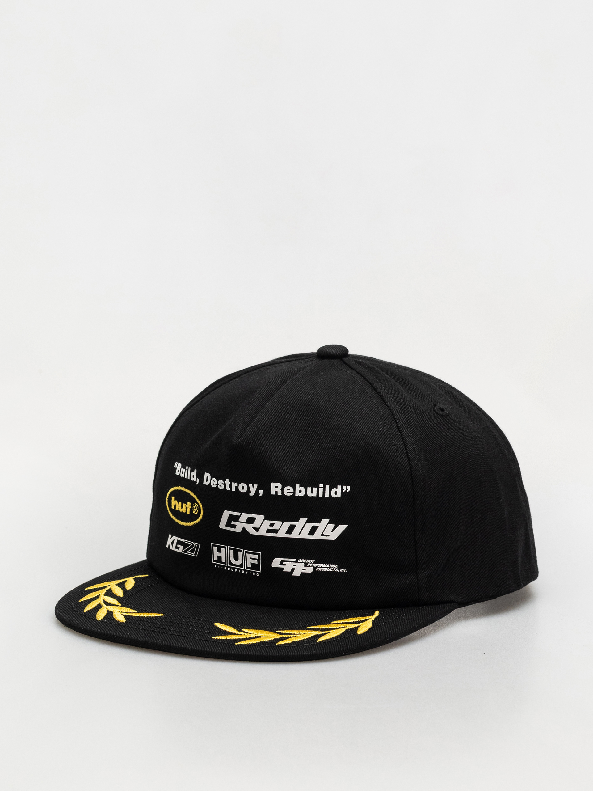 Кепка HUF X Greddy Team Snapback (black)