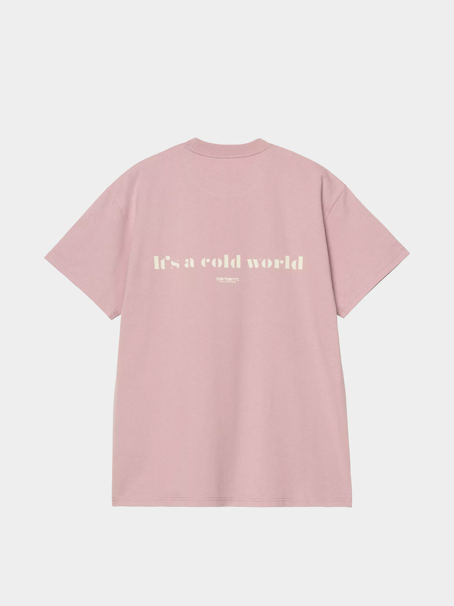 Футболка Carhartt WIP Cold World (glassy pink)