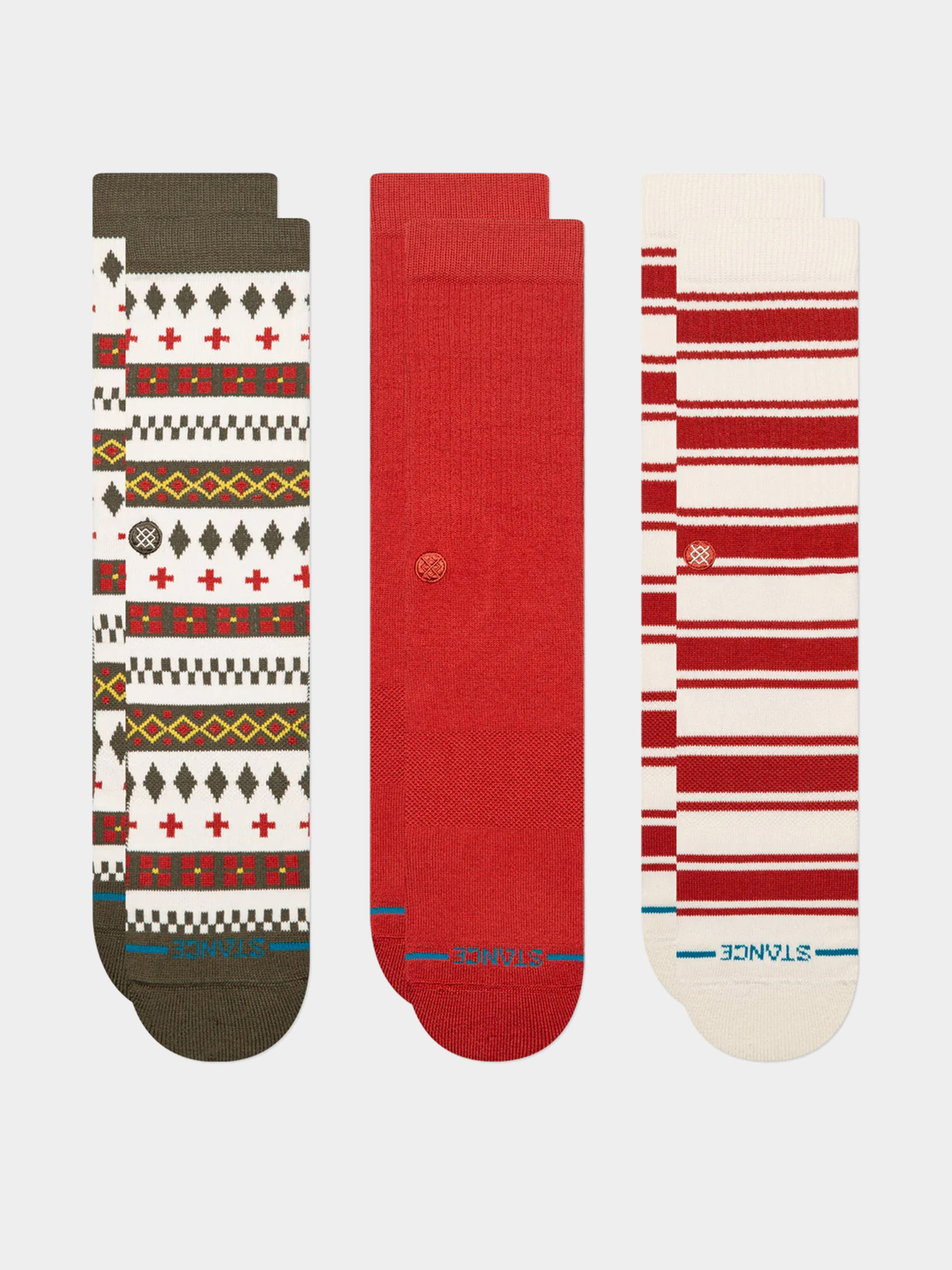  Шкарпетки Stance Cabin Days Crew 3 Pack (multi)