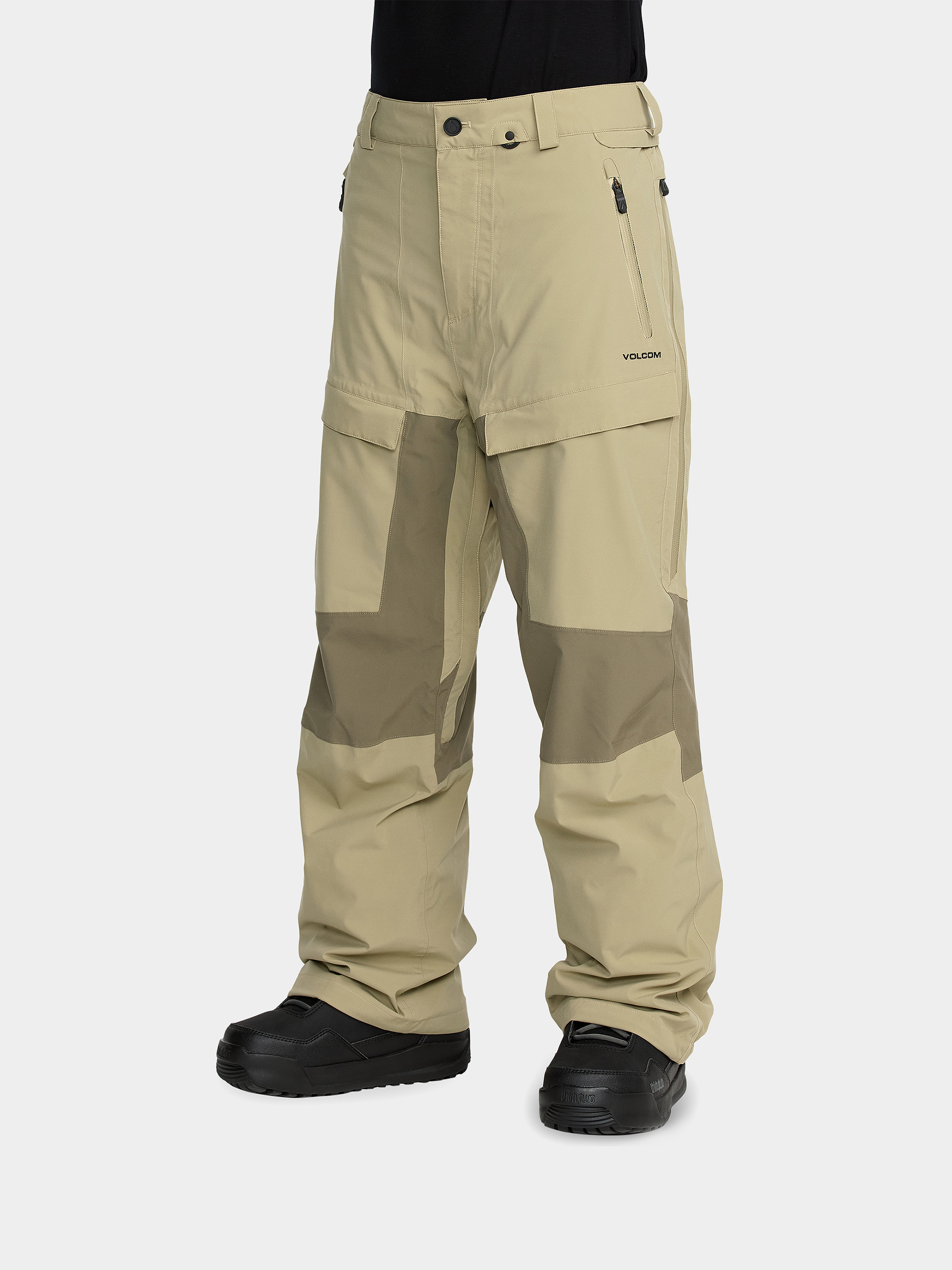 Чоловічі Сноубордичні штани Volcom Rnge Stretch 30K (moss green)