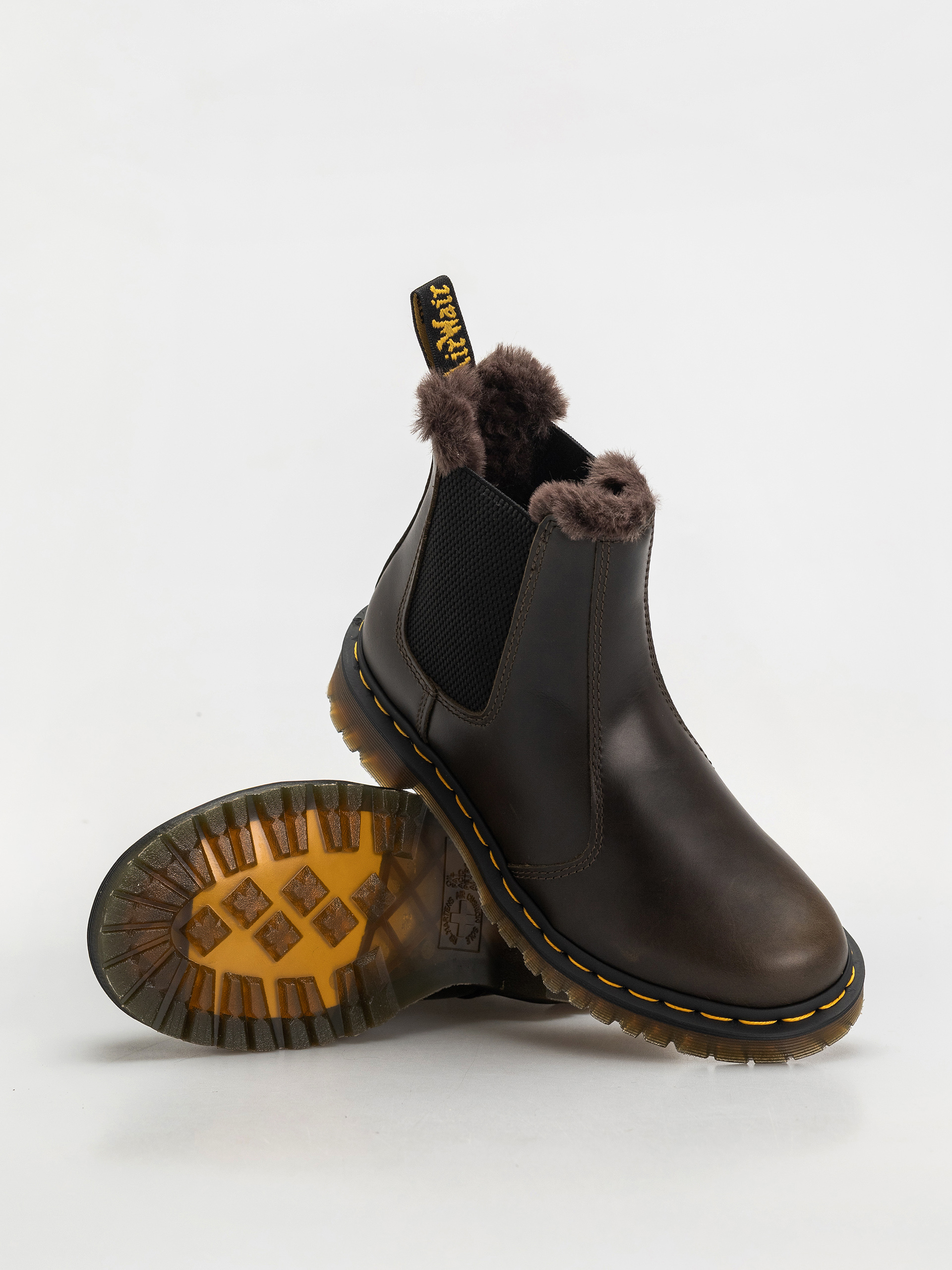 Взуття Dr. Martens 2976 Leonore Chelsea Wmn (dark taupe taupe orleans)