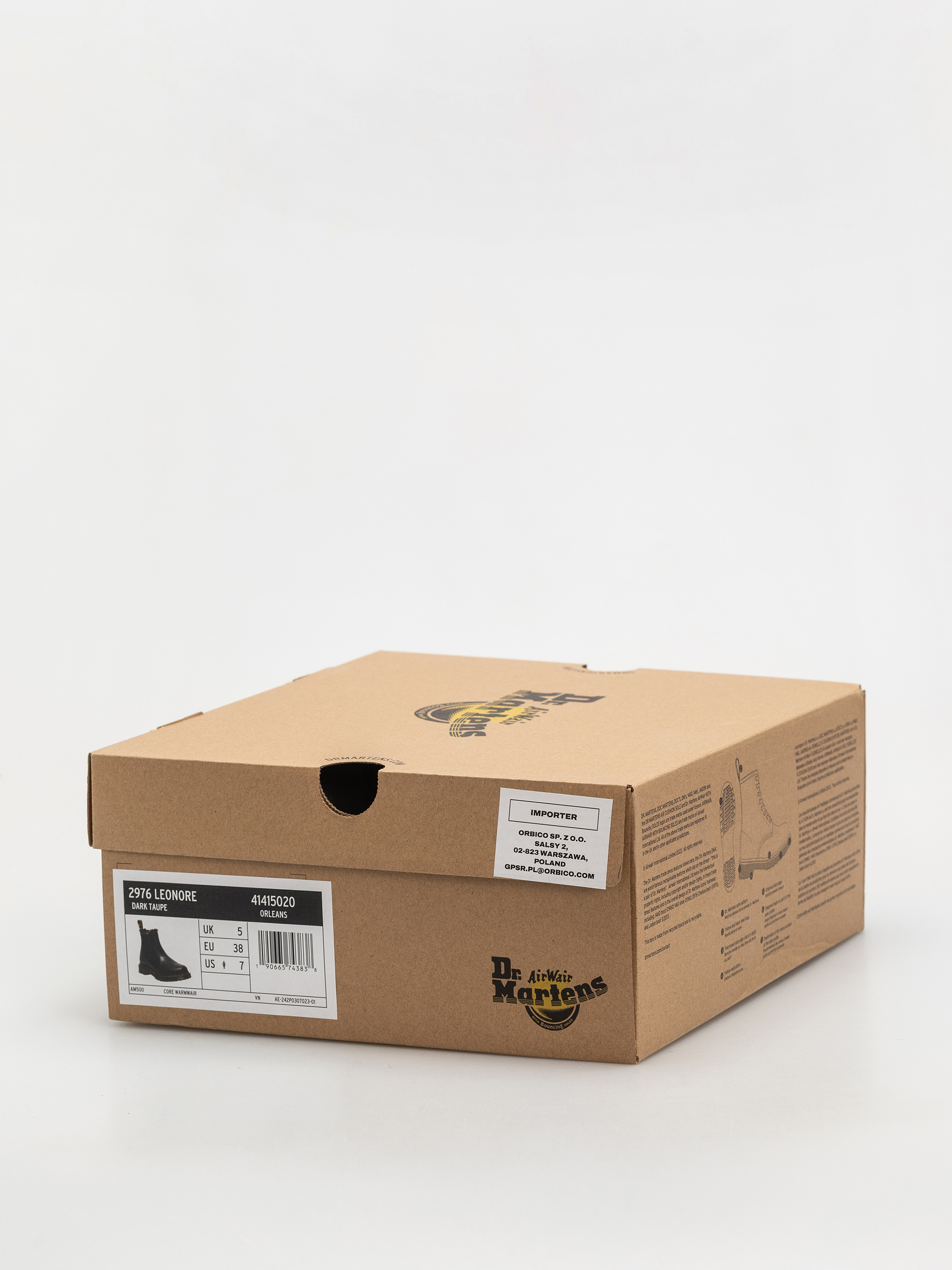 Взуття Dr. Martens 2976 Leonore Chelsea Wmn (dark taupe taupe orleans)