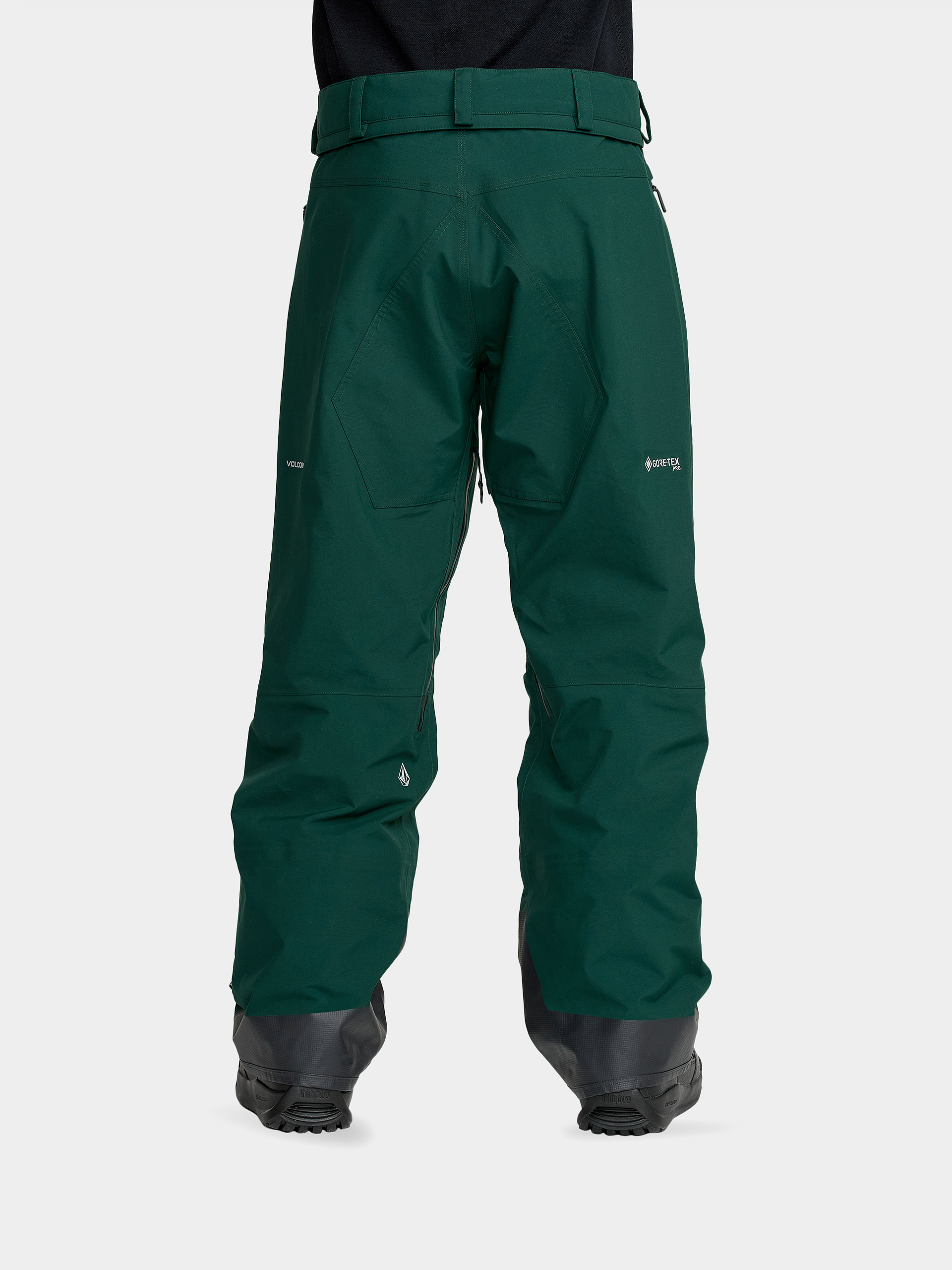 Чоловічі Сноубордичні штани Volcom Guide Gore Tex Pro Shell (black green)
