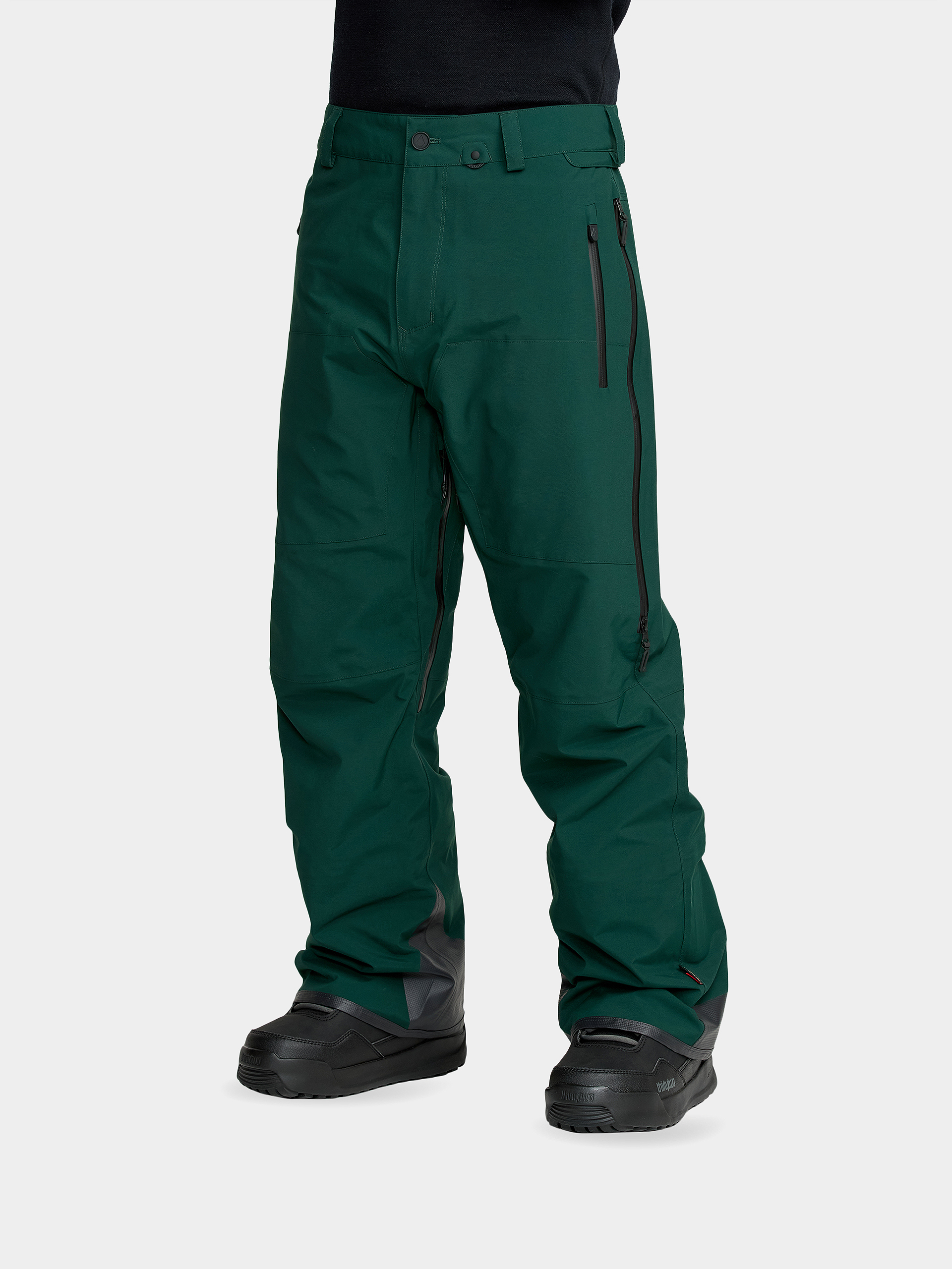 Чоловічі Сноубордичні штани Volcom Guide Gore Tex Pro Shell (black green)
