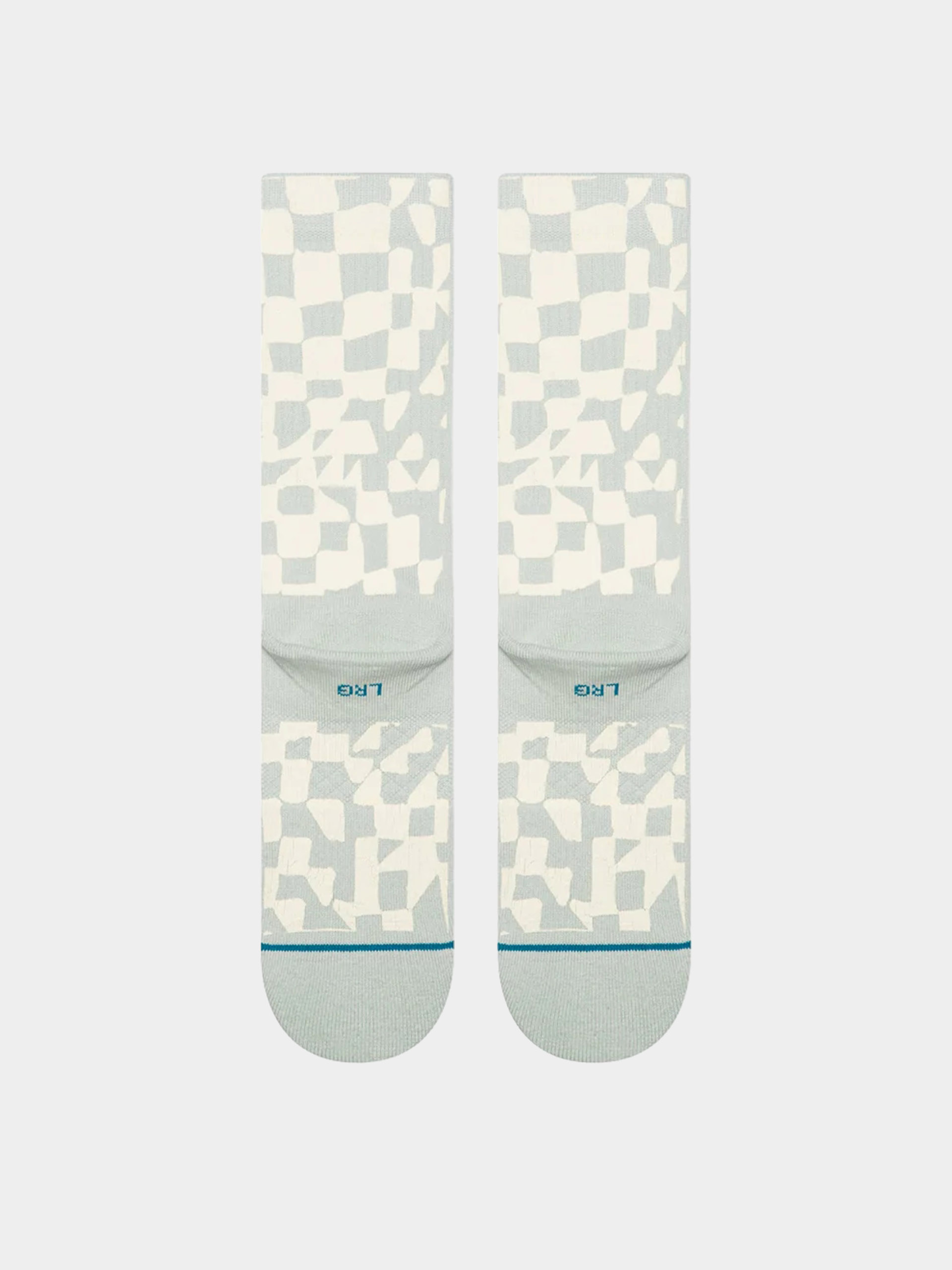  Шкарпетки Stance Wave Check Crew (pale blue)