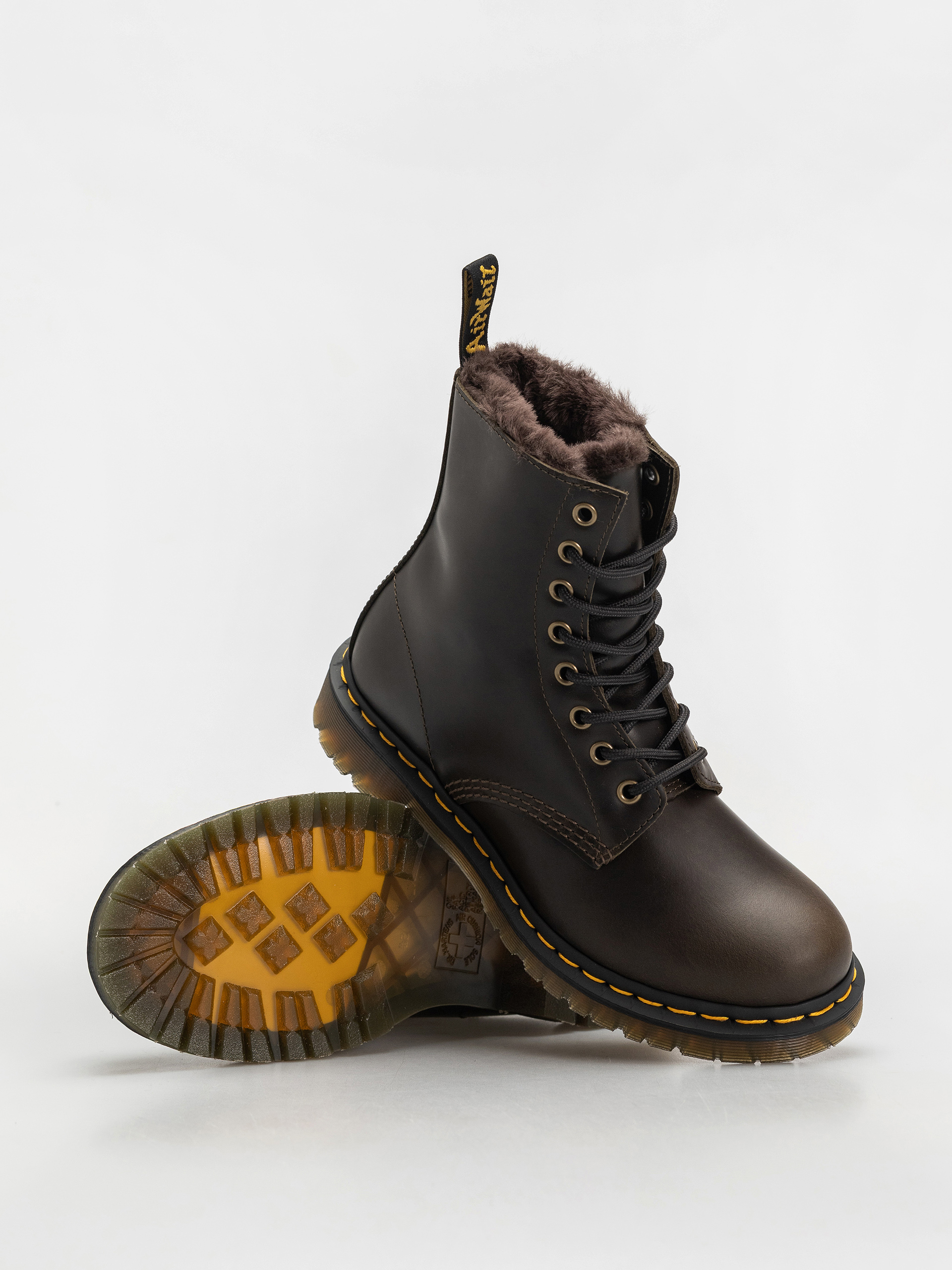 Взуття Dr. Martens 1460 Serena Wmn - коричневий (dark taupe taupe