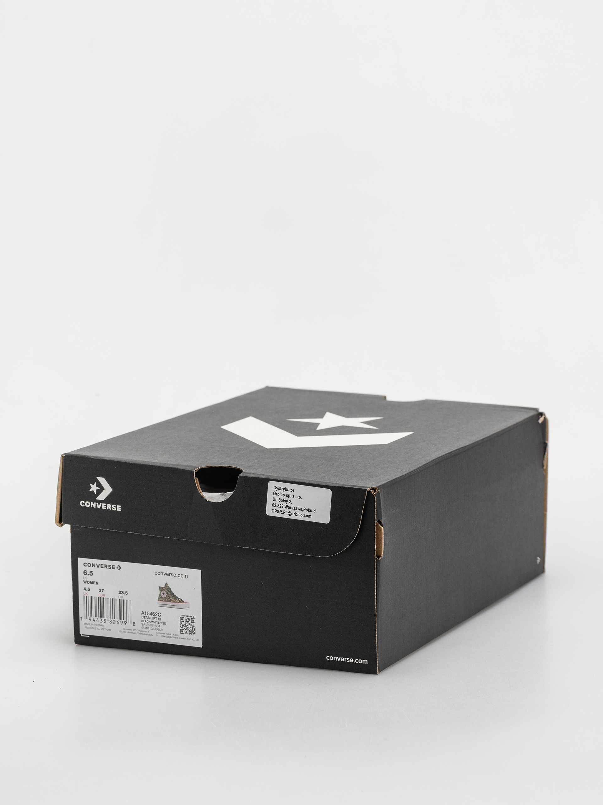 Кеди Converse Chuck Taylor All Star Lift Hi Wmn (black/white/red)