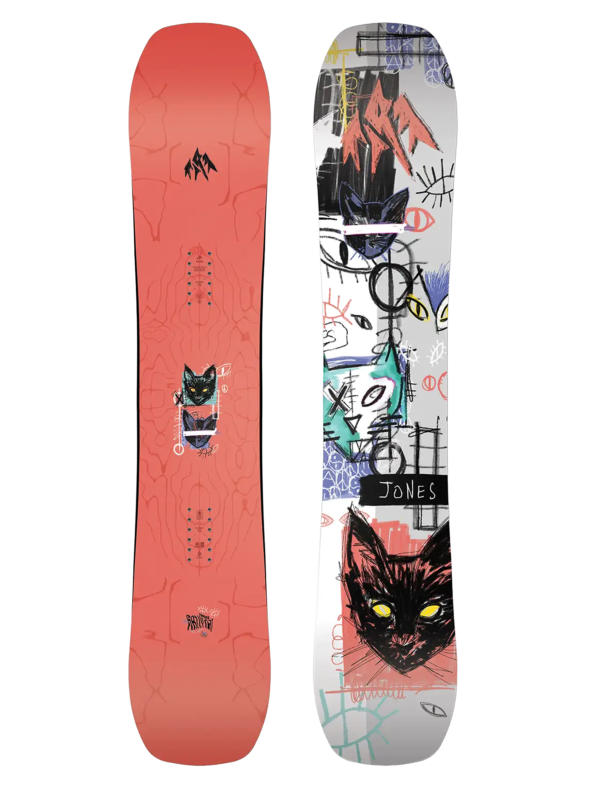 Жіночий Сноуборд Jones Snowboards Rally Cat (red)