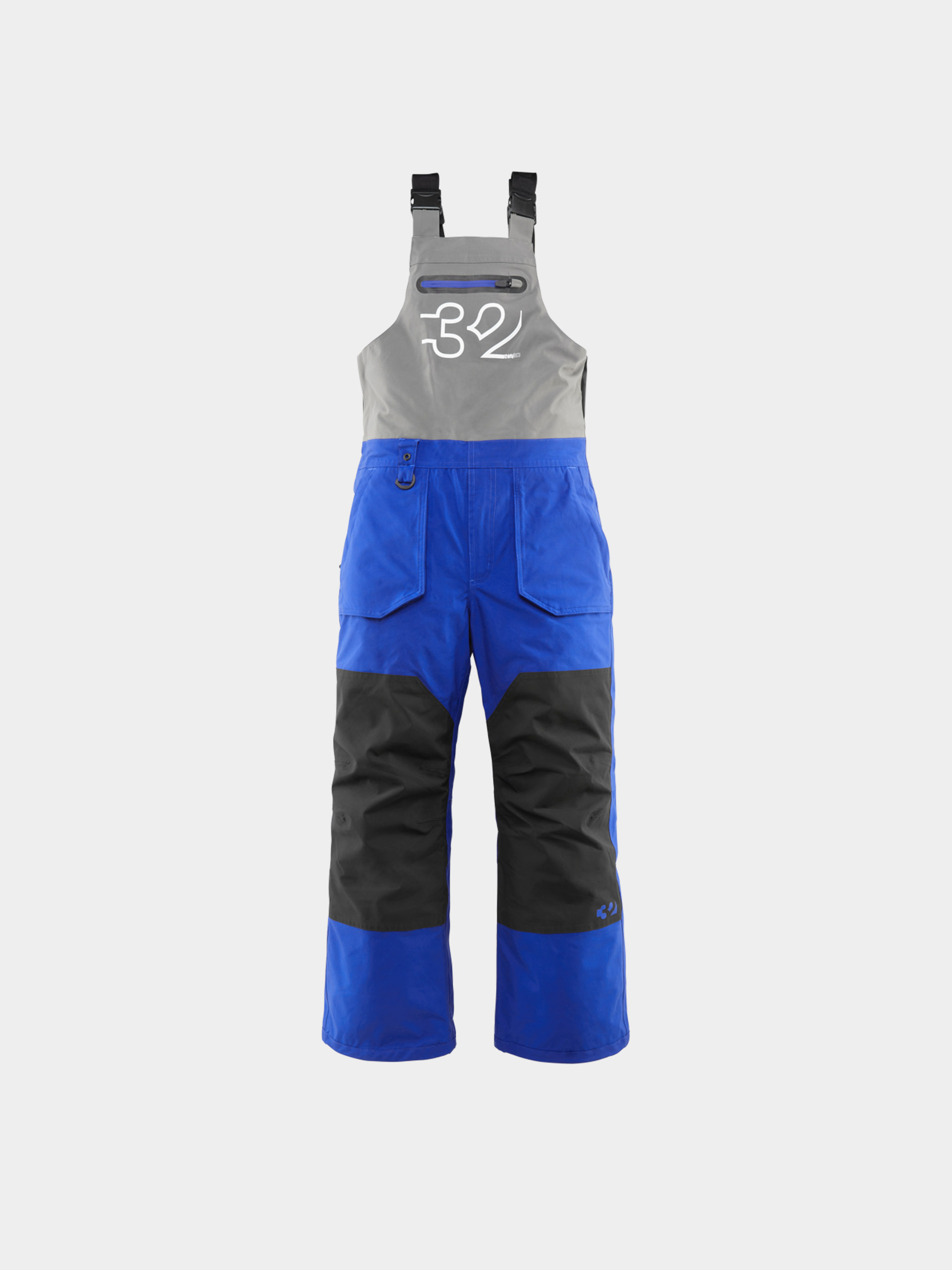 Сноубордичні штани ThirtyTwo Youth Basement Bib JR (blue)