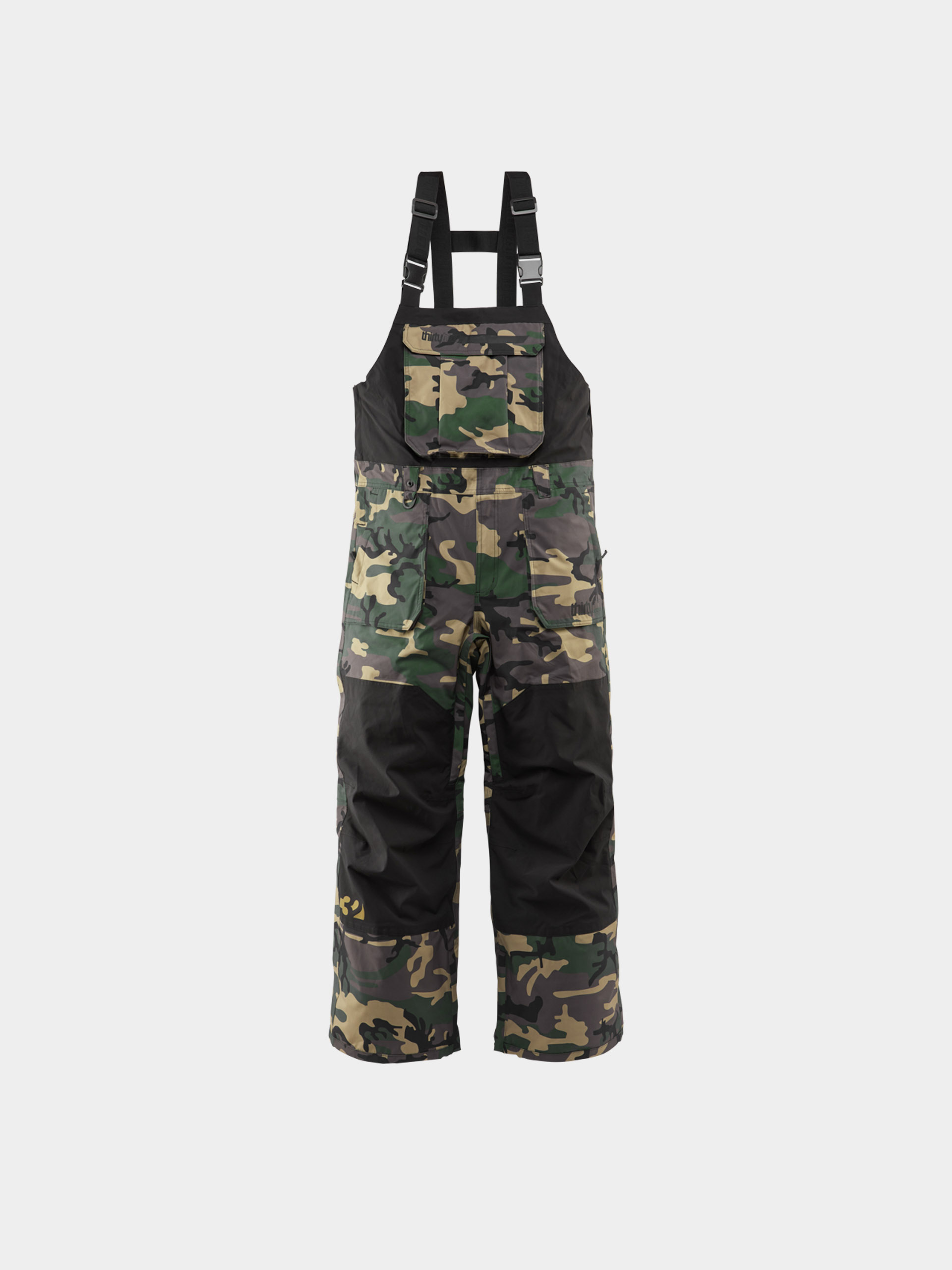 Чоловічі Сноубордичні штани ThirtyTwo Basement Bib (camo)