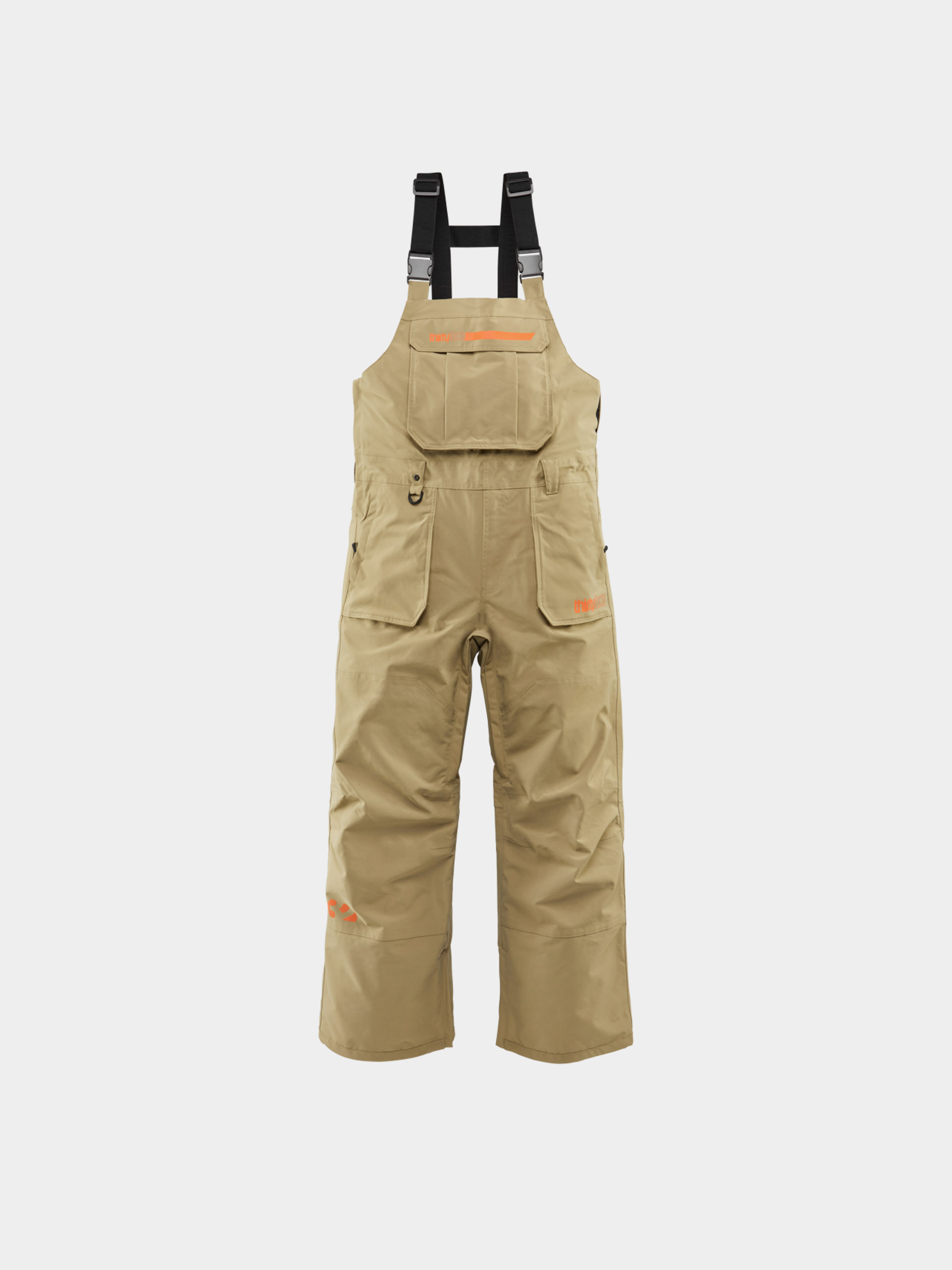Чоловічі Сноубордичні штани ThirtyTwo Basement Bib (khaki)