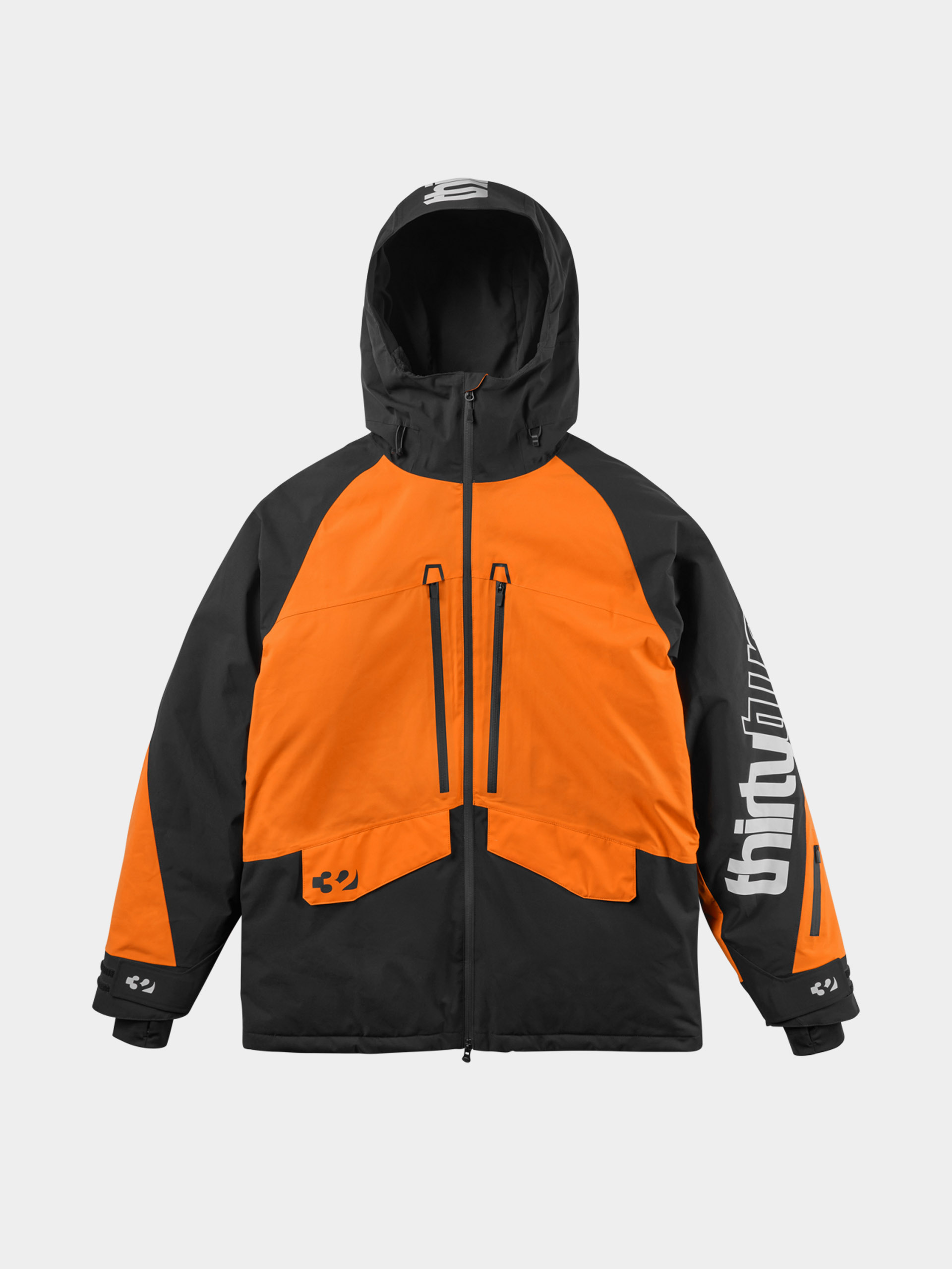 Чоловіча Сноубордична куртка ThirtyTwo Lashed Insulated (black/orange)