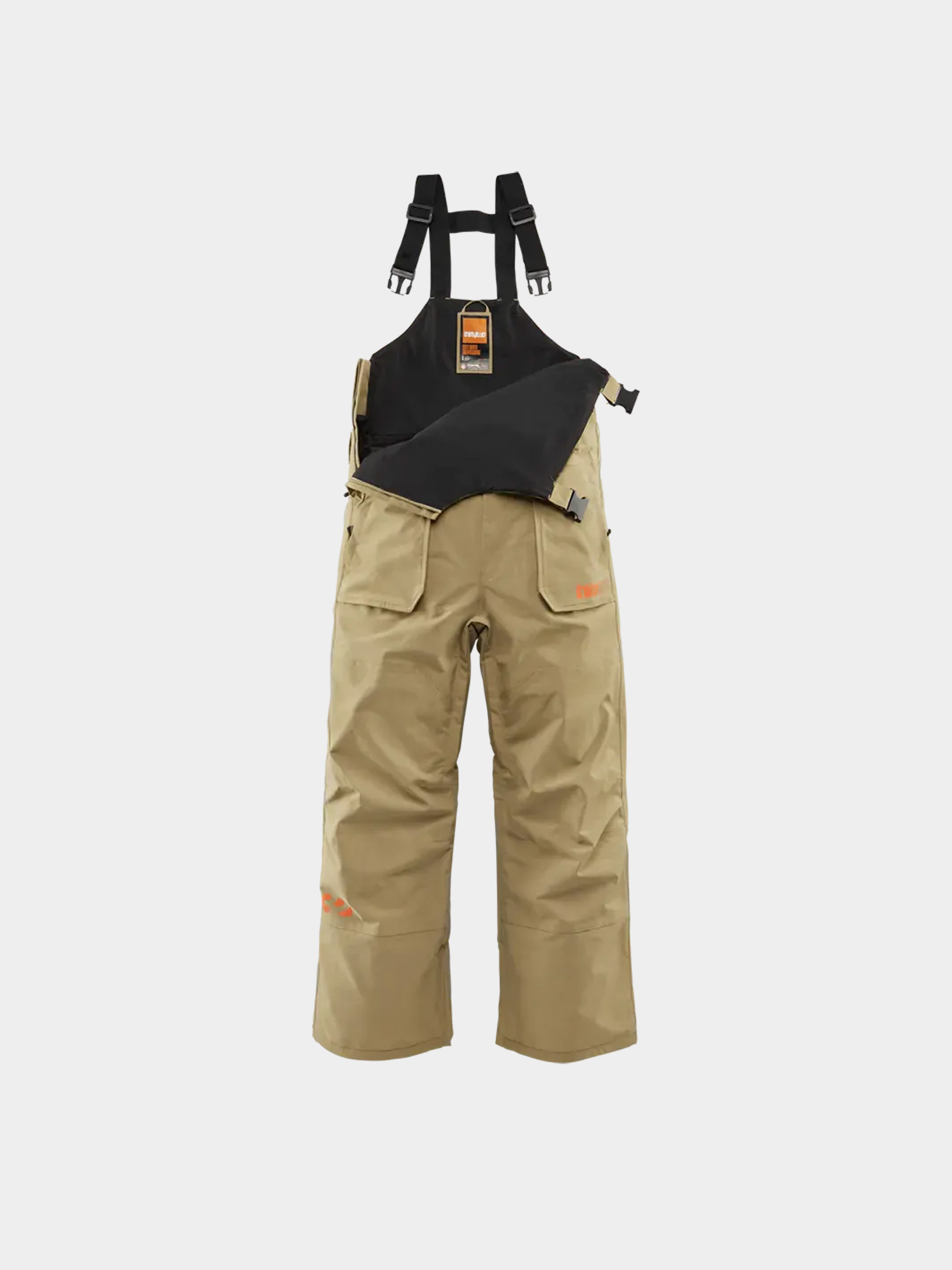 Чоловічі Сноубордичні штани ThirtyTwo Basement Bib (khaki)