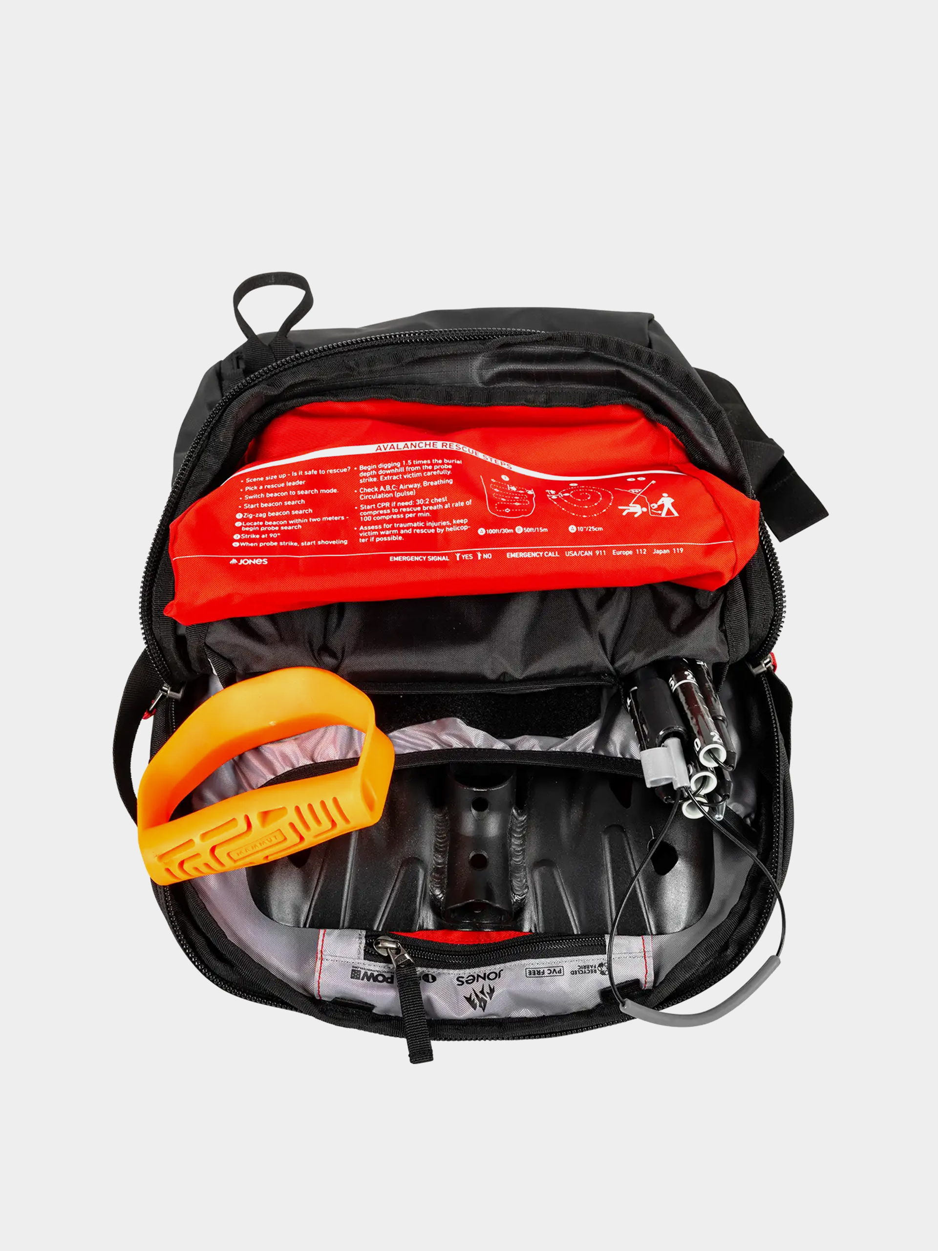 Рюкзак Jones Snowboards Deeper 19L (stealth black)