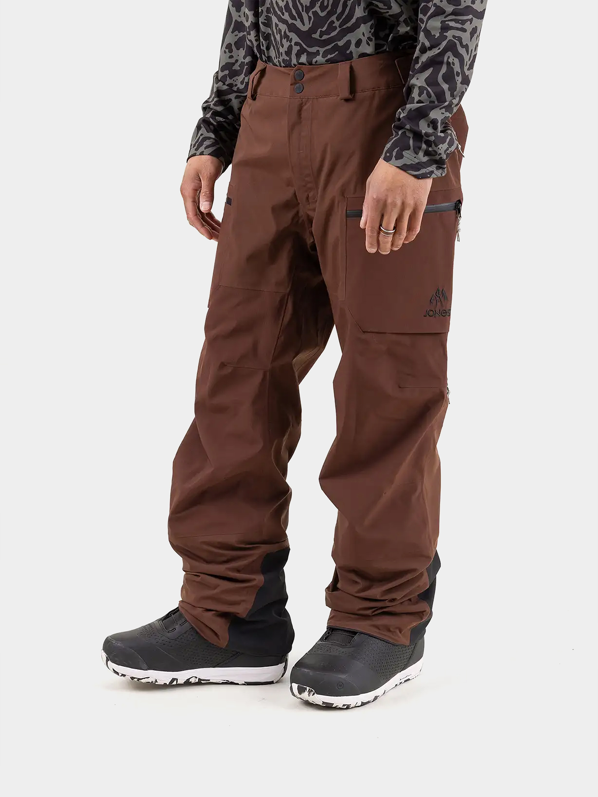 Чоловічі Сноубордичні штани Jones Snowboards Mtn Surf Rec (coffee brown)
