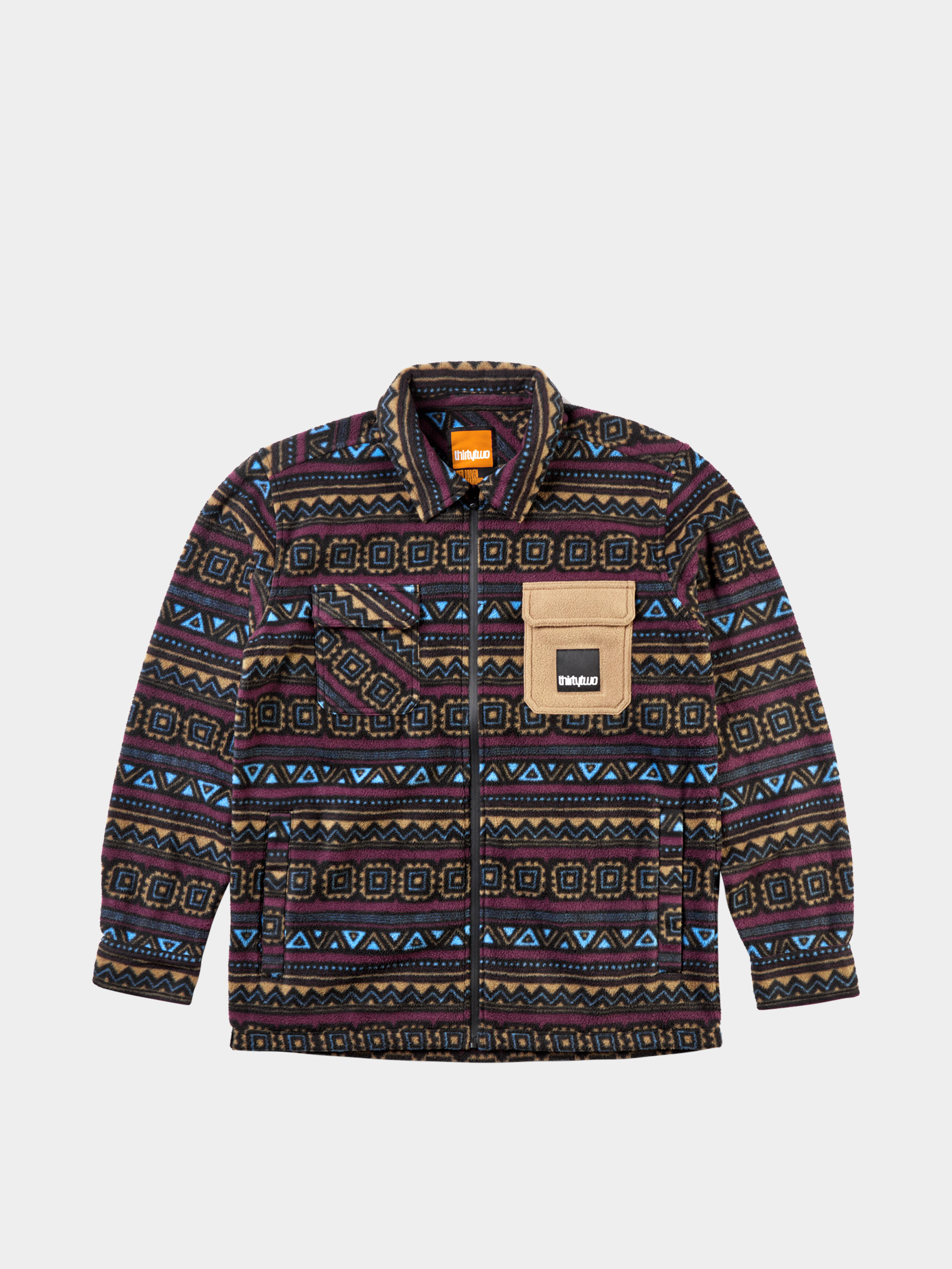 Термосвітшот ThirtyTwo Rest Stop Zip Up Shirt (maroon)